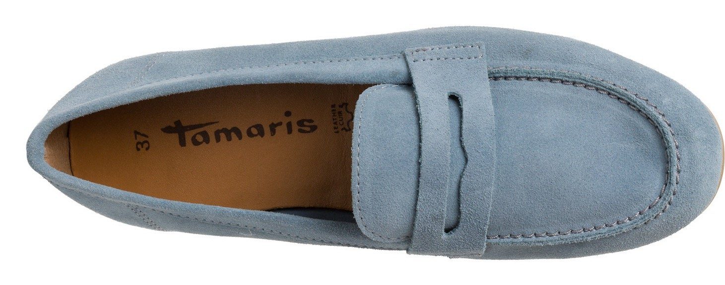 Tamaris Mocassins , slipper, business schoen, instapschoen met touch-it uitrusting