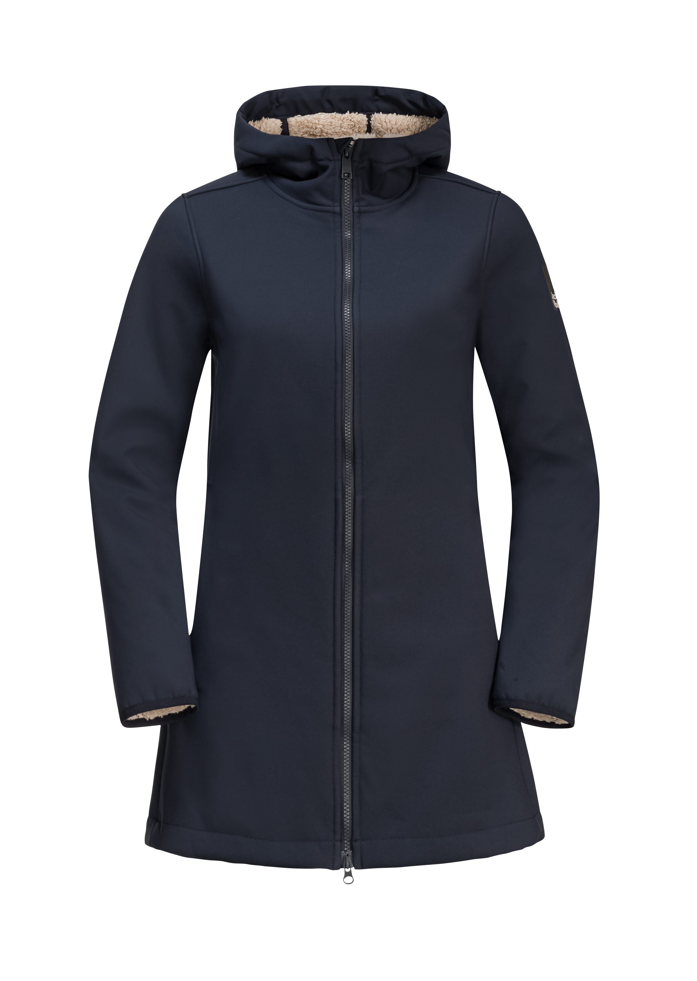 Jack Wolfskin Softshell-jas WINDLAND COAT W met een capuchon