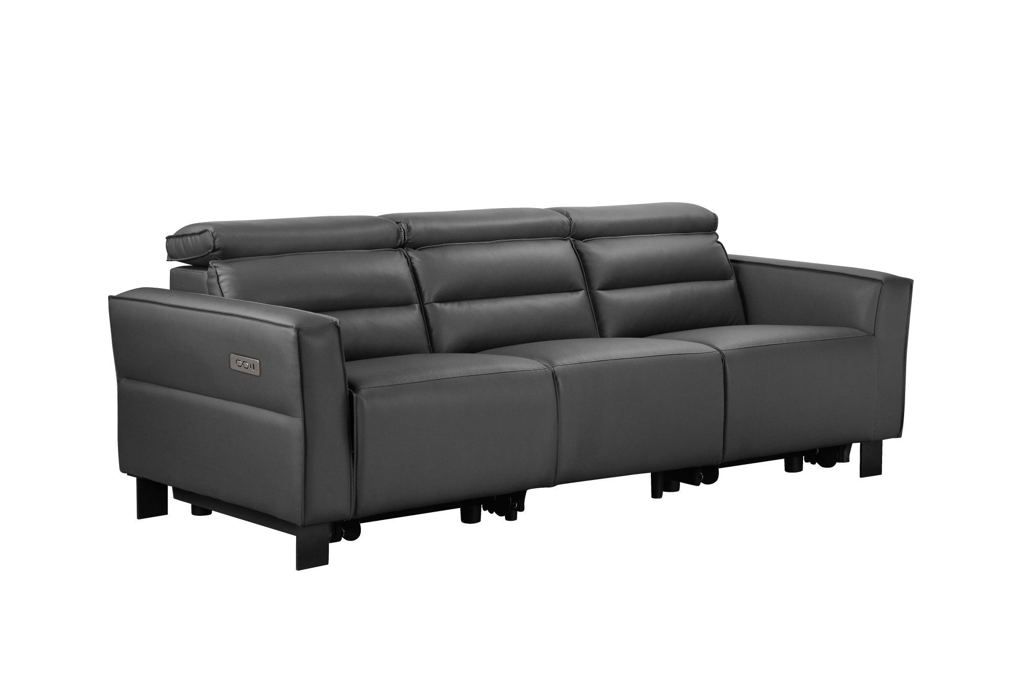 Places of Style 3-zitsbank Carpari, 224 cm, handmatige of elektrische relaxfunctie in 2 zitplaatsen