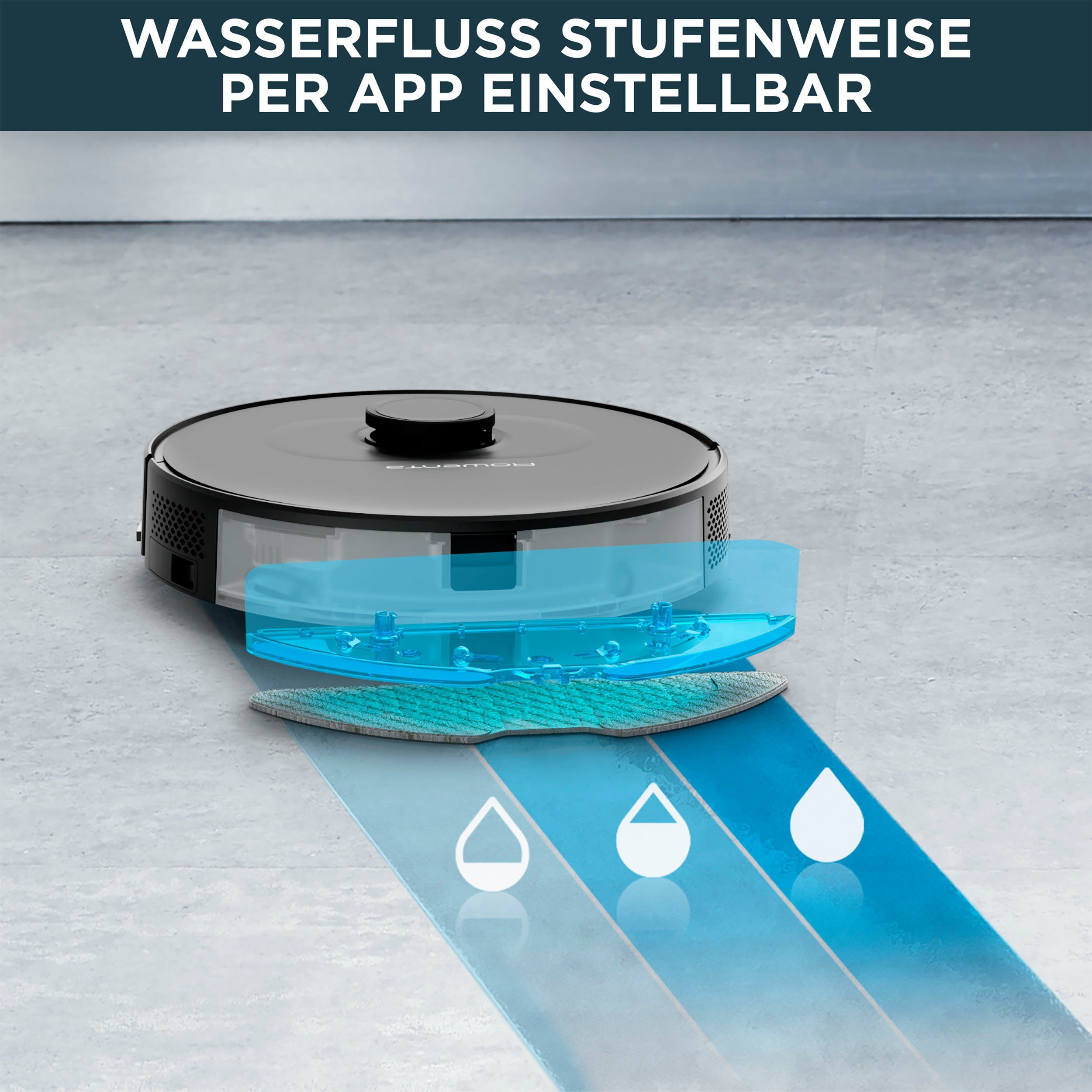 Rowenta Robotstofzuiger X-Plorer Serie 75+, 4in1 stofzuigerrobot met dweilfunctie, afzuigstation,