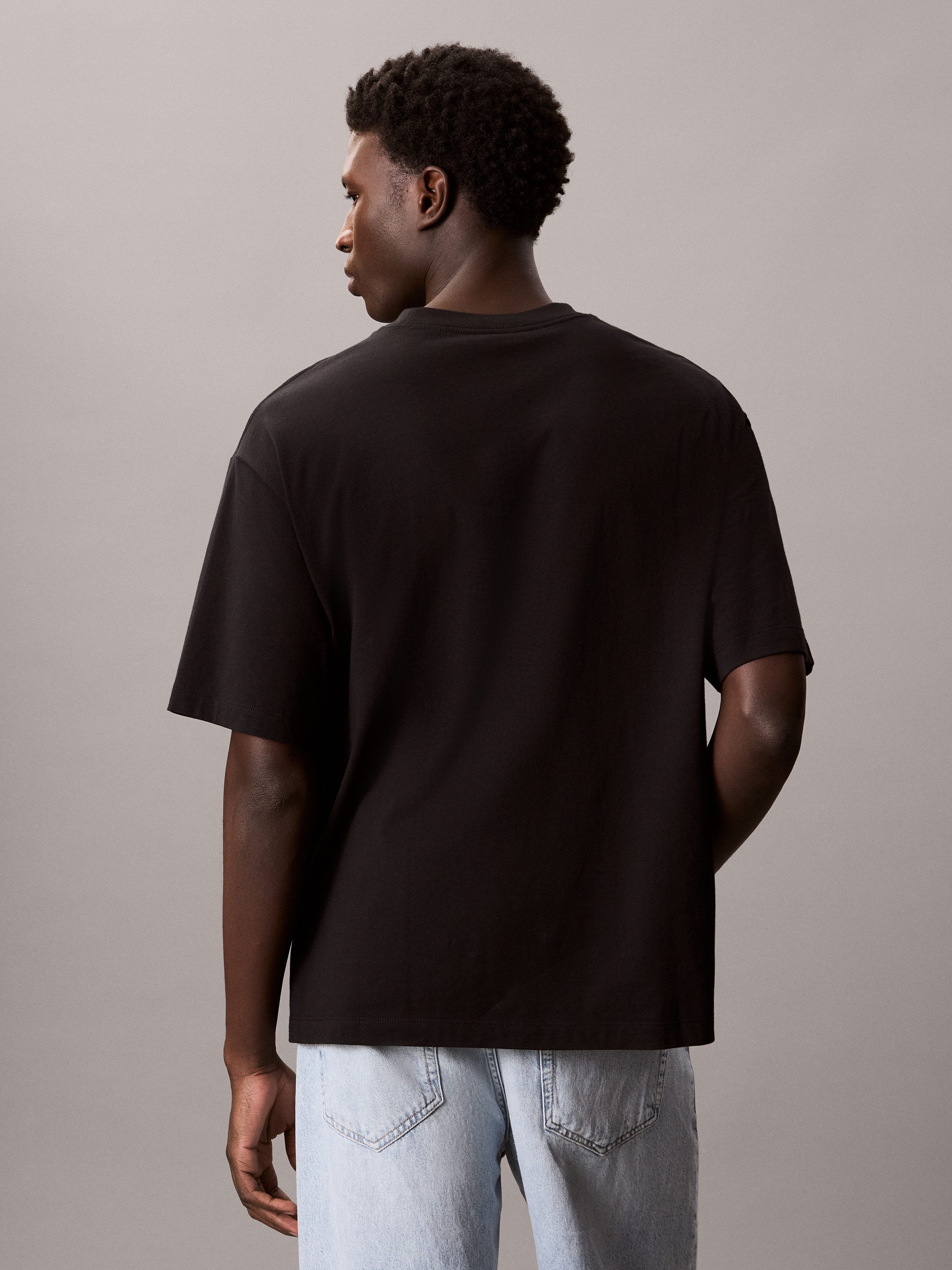Calvin Klein T-shirt A- SS REL SEASONAL MONOLOGO TEE