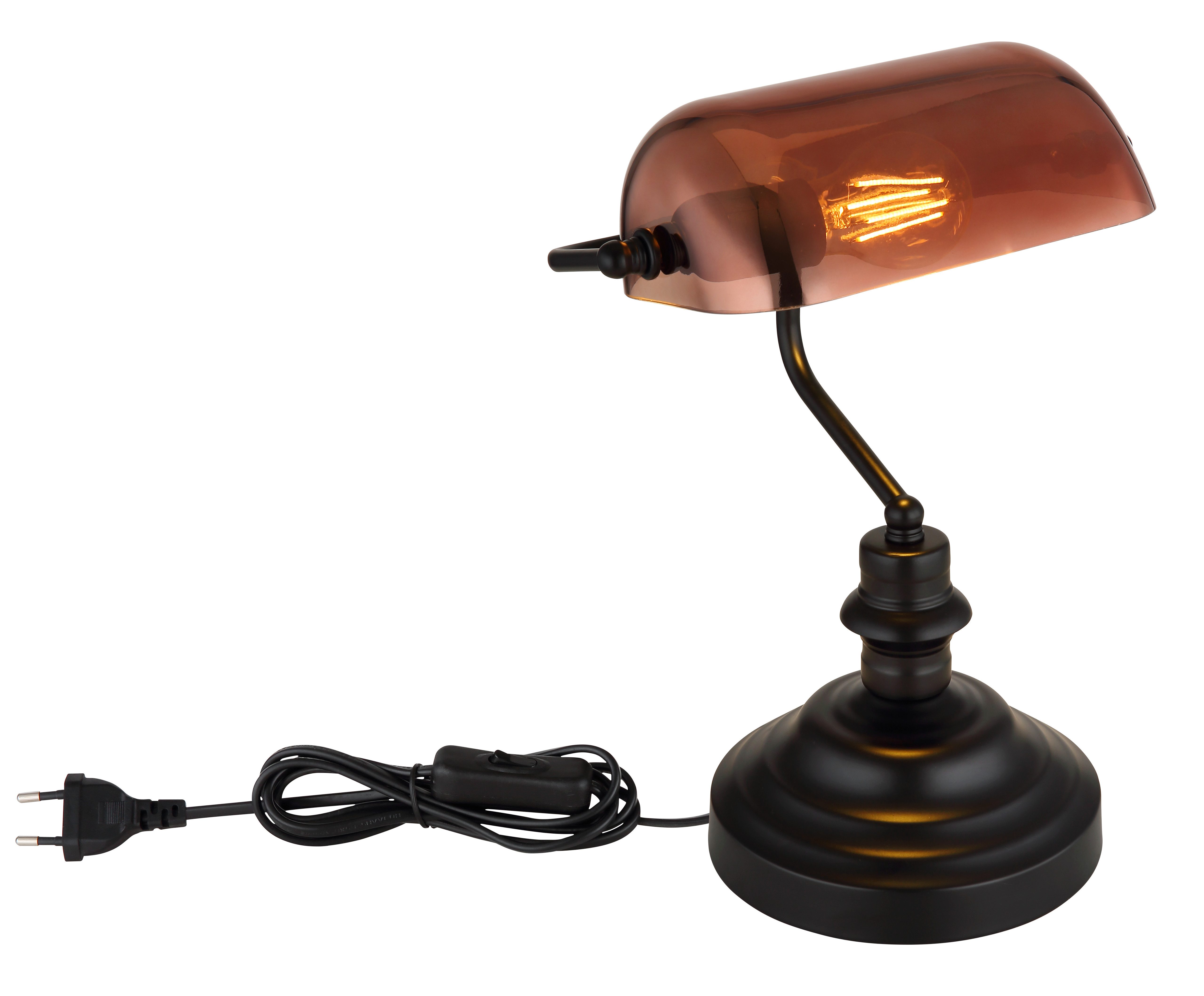 Globo Lightning Bureaulamp Antiek Bankierslamp bankierlamp (1 stuk)