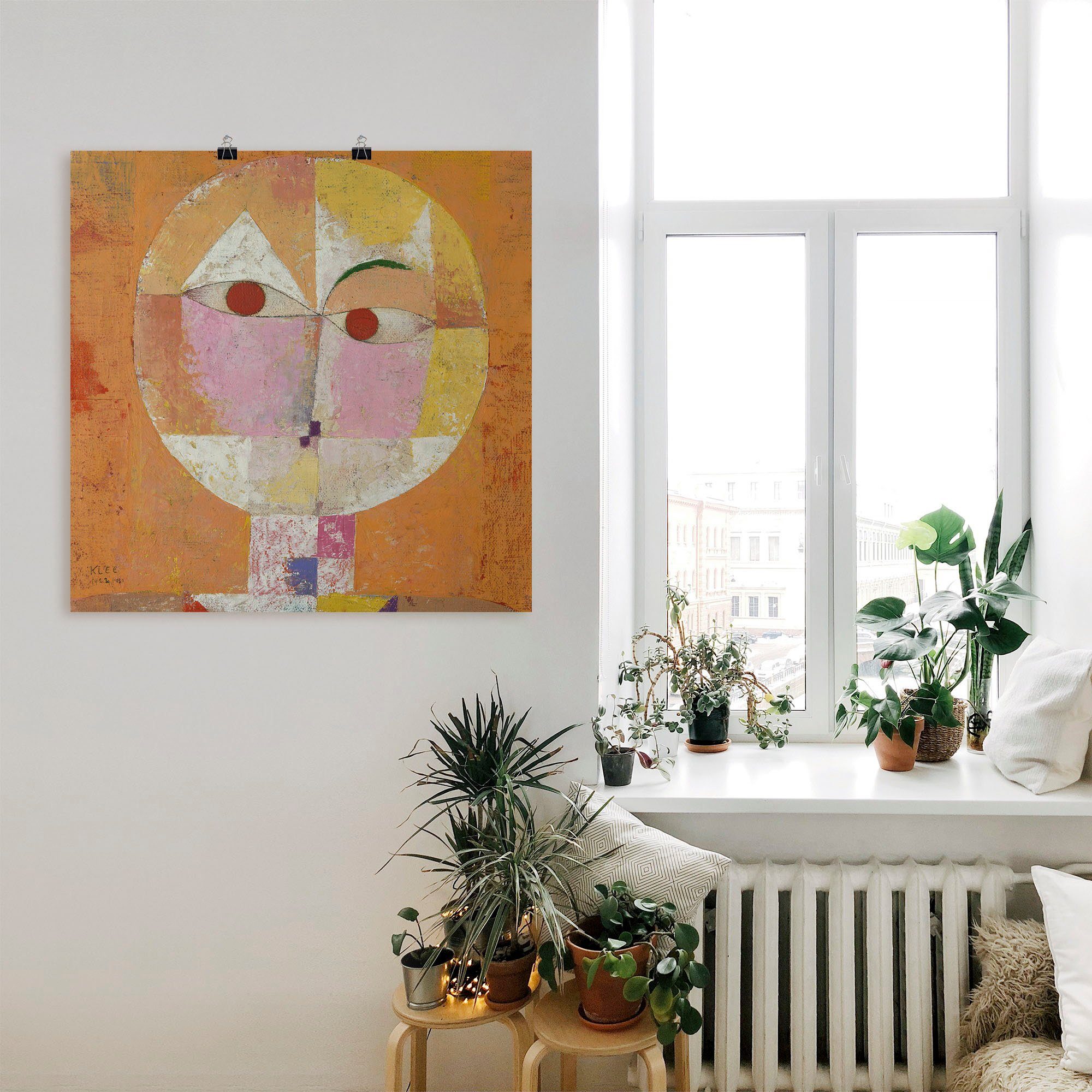 Artland Artprint Senecio als artprint van aluminium, artprint voor buiten, artprint op linnen, poster in verschillende maten. maten