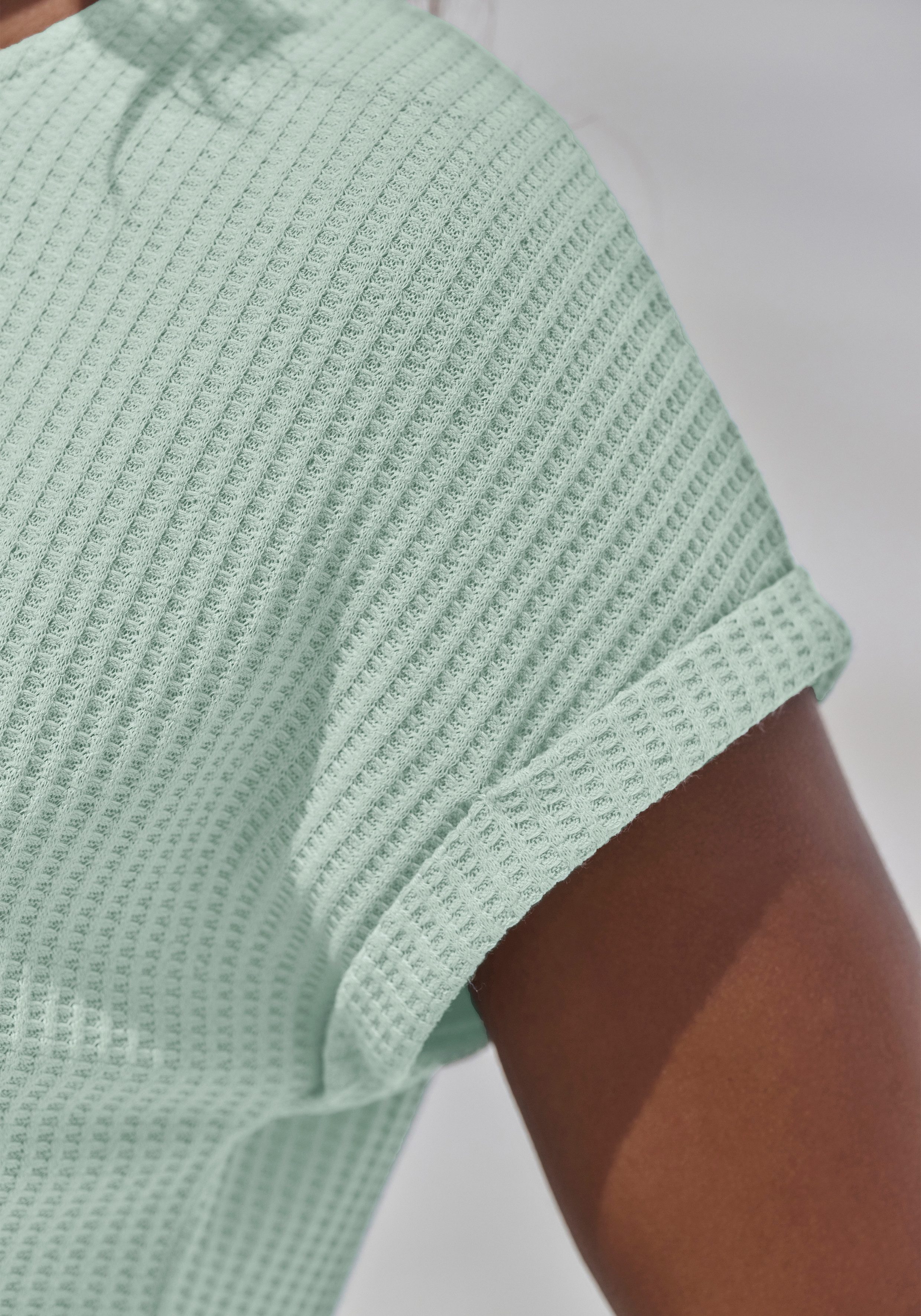 Vivance Shirt met korte mouwen Van zachte piquékwaliteit