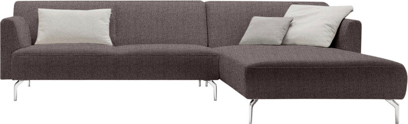 OTTO Creation BY ROLF BENZ Hoekbank Hs.446 in een minimalistische, gewichtloze look, breedte 296 cm , hoekbanken, Longchair rechts