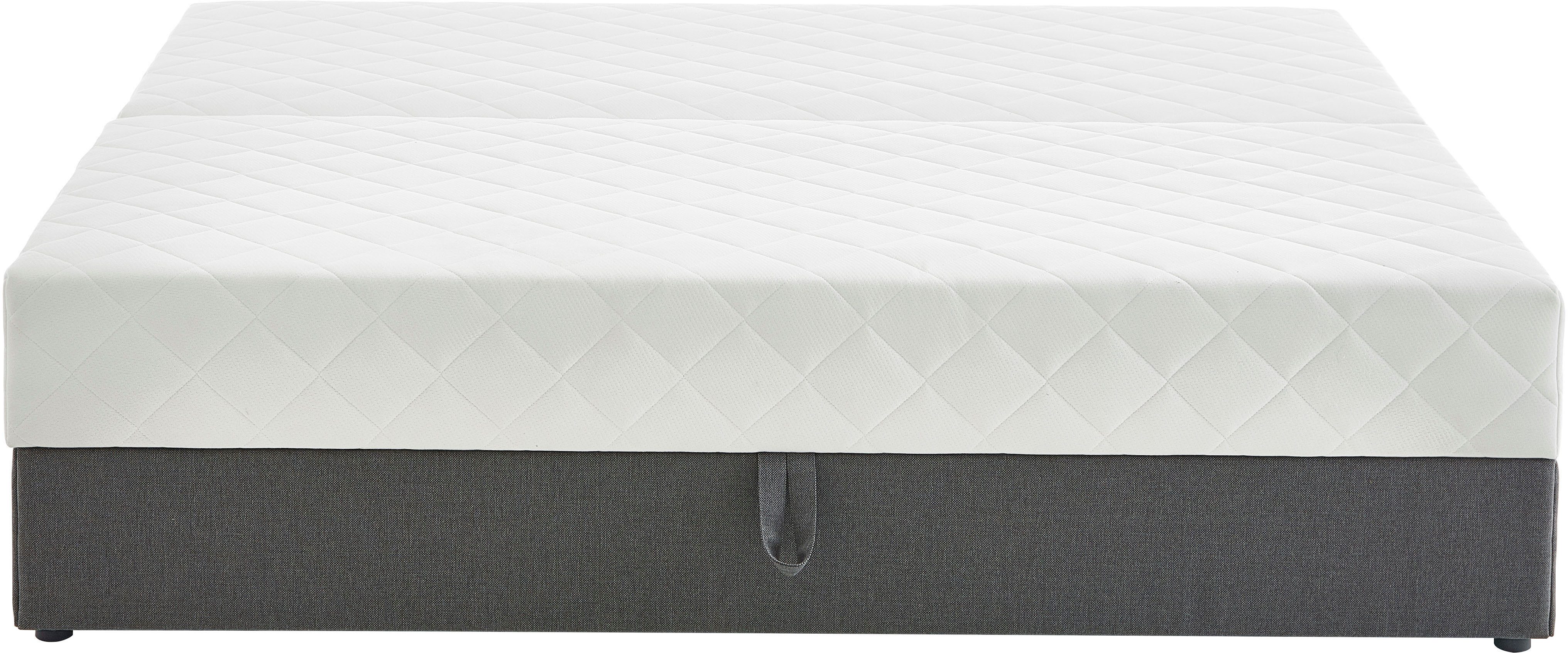 ATLANTIC home collection Boxspring BELINA met pocketveringmatras en ruime bedlade