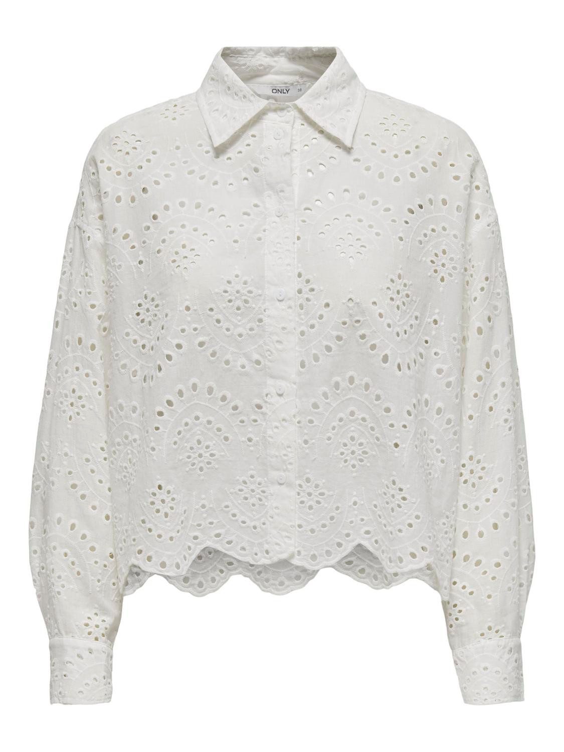 Only Blouse met lange mouwen ONLVALAIS L/S SHIRT WVN NOOS