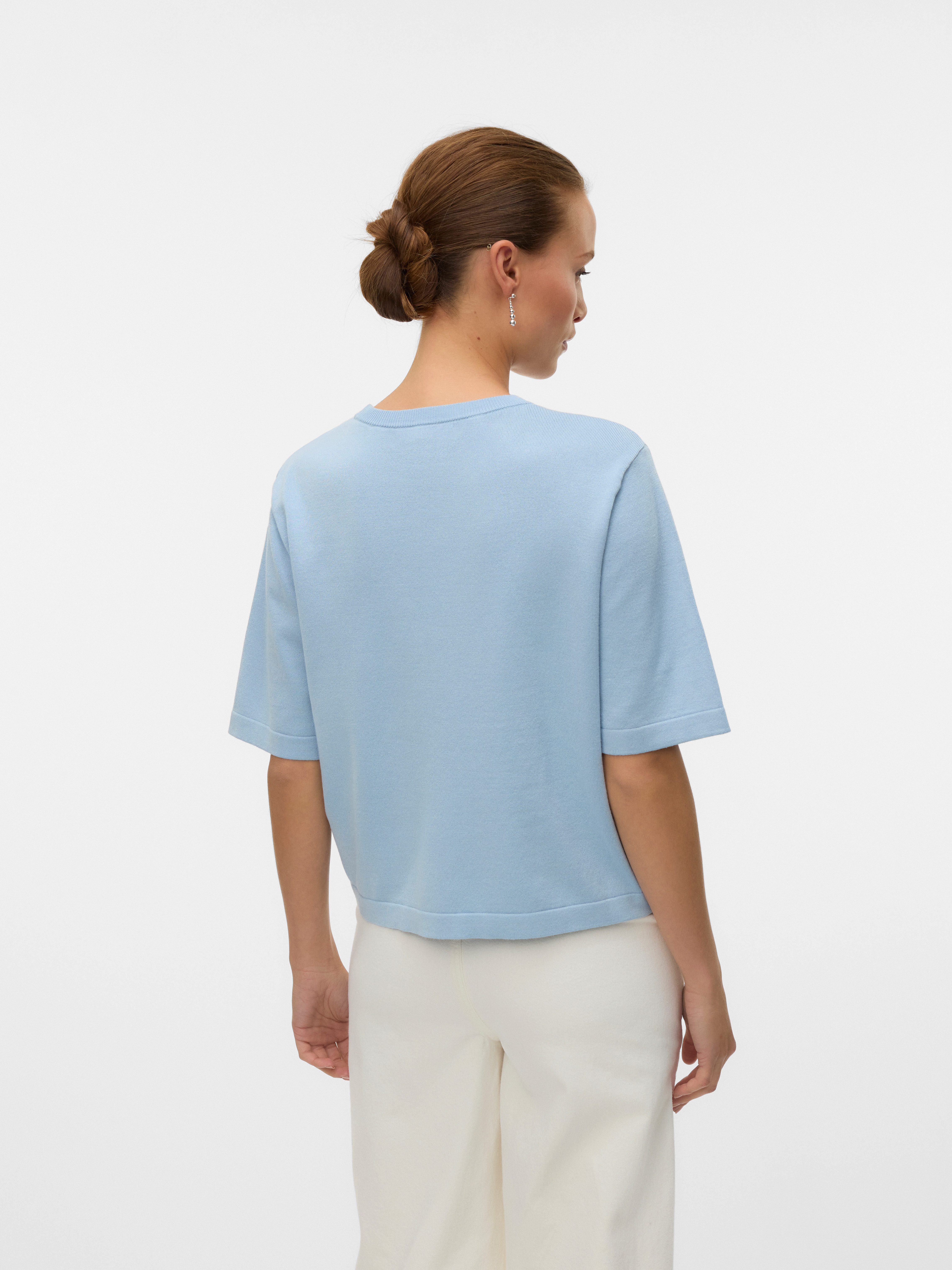 Vero Moda Trui met korte mouwen VMSILJE 2/4 O-NCK OVERSIZE PULL GA NOOS