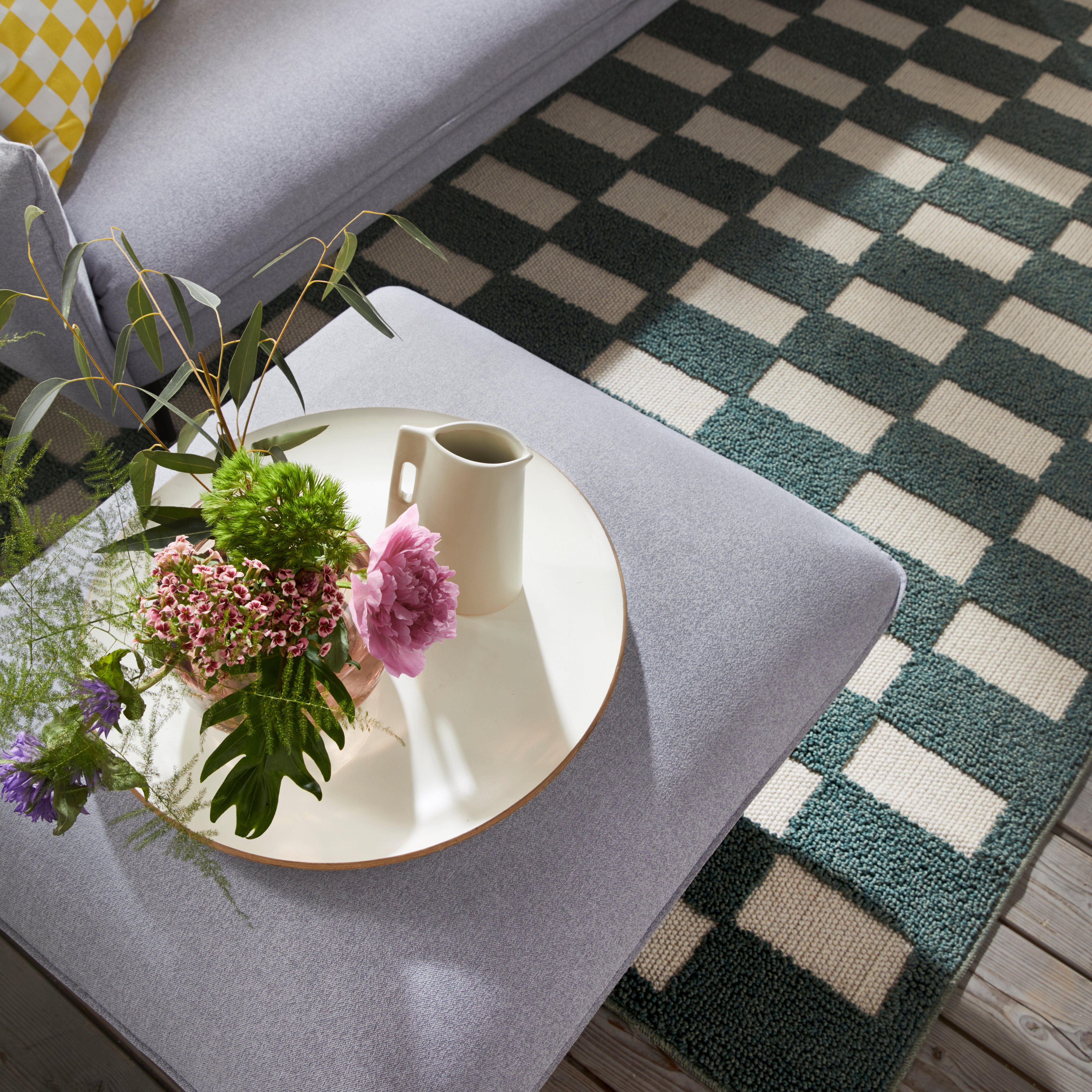 andas Hocker Stine Bijzonder design door kussen-look en opstaande naad, by Morten Georgsen