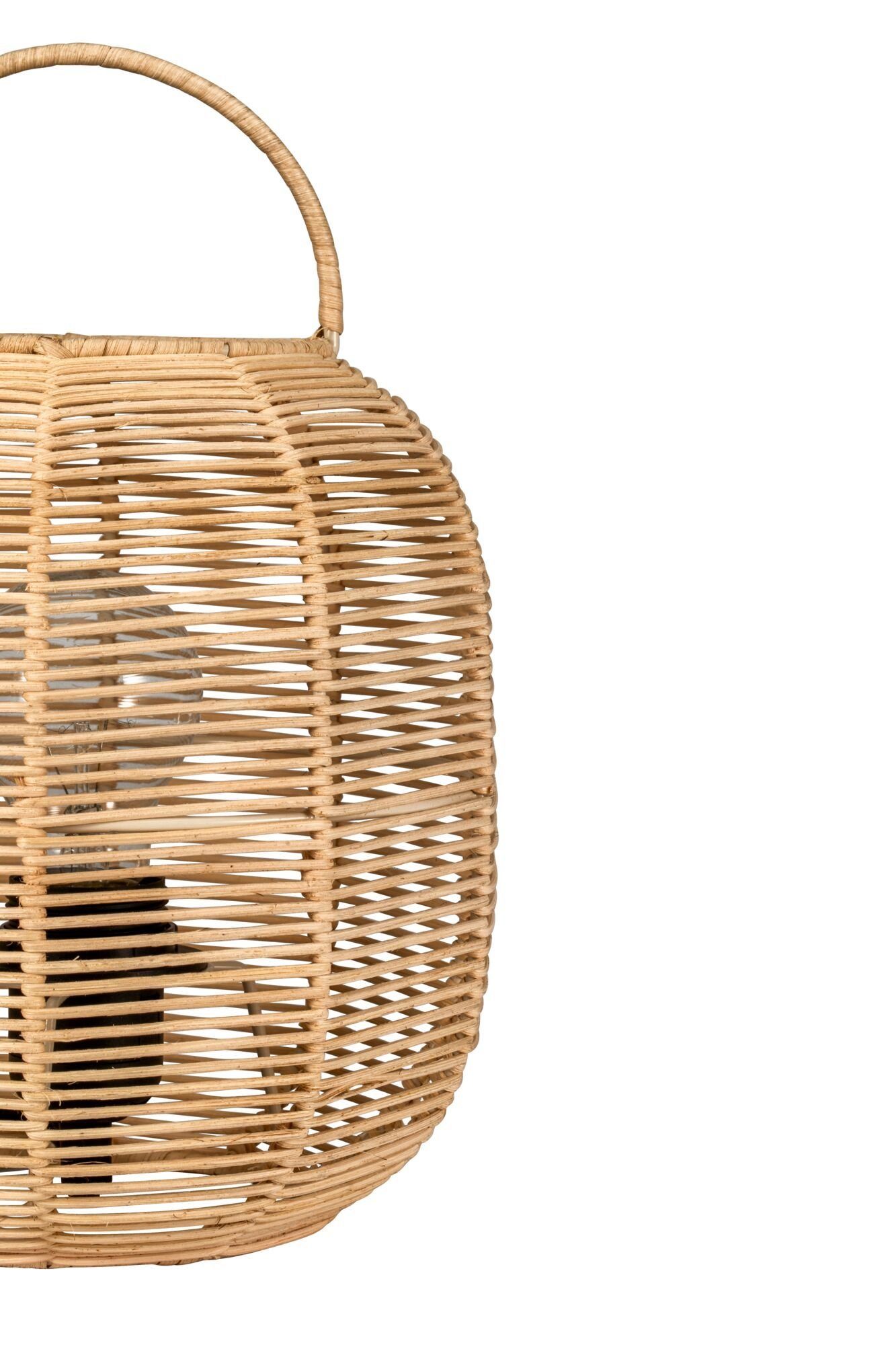 Pauleen Tafellamp Boho Glow max20W beige/wit 230V metaal/rattan