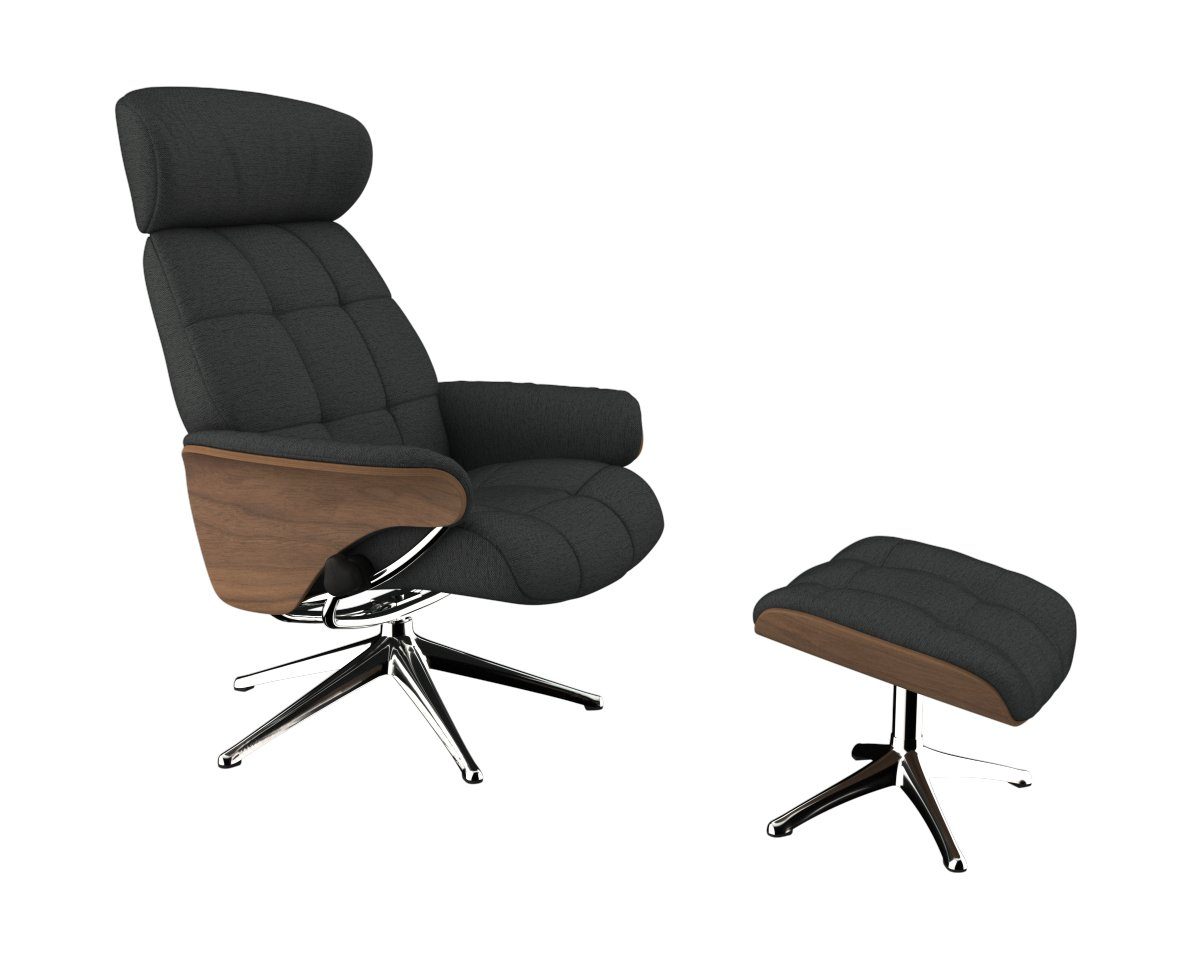 FLEXLUX Relaxfauteuil Skagen, relaxfauteuil, premium comfort, armleuningen, draaibaar, Scandi