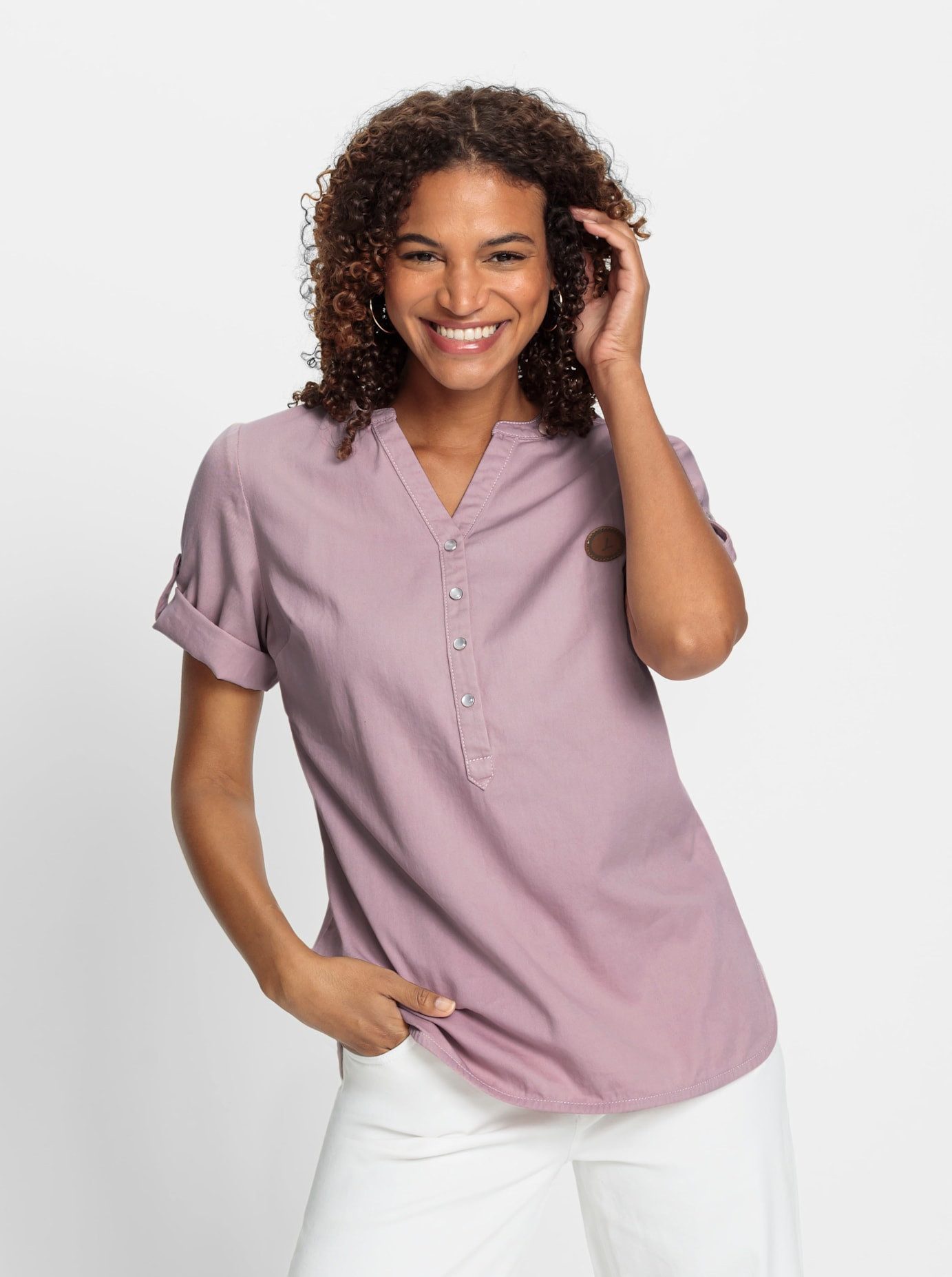 Casual Looks Blouse met korte mouwen