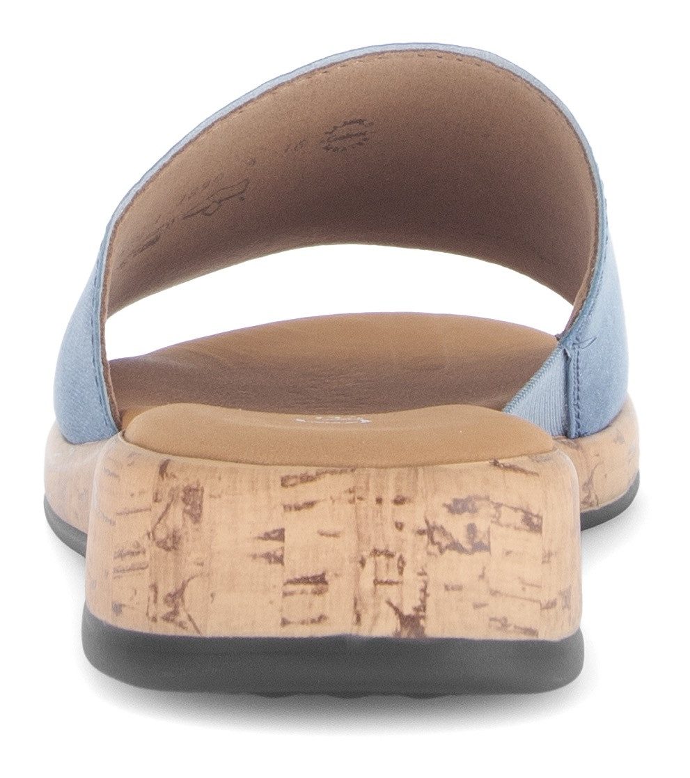Gabor Slippers Rhodos , zomerschoen, comfortabele schoen, klein elastiek, breedte g (=breed)