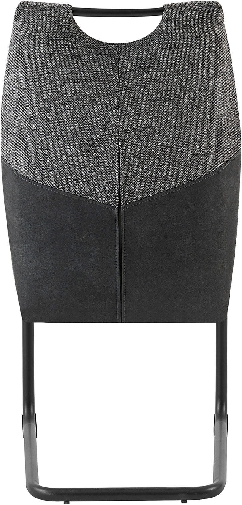 byLIVING Vrijdragende stoel Peter-XXL 2-delige set met comfortabele verenbekleding en xxl belasting tot 150 kg (set, 2 stuks)