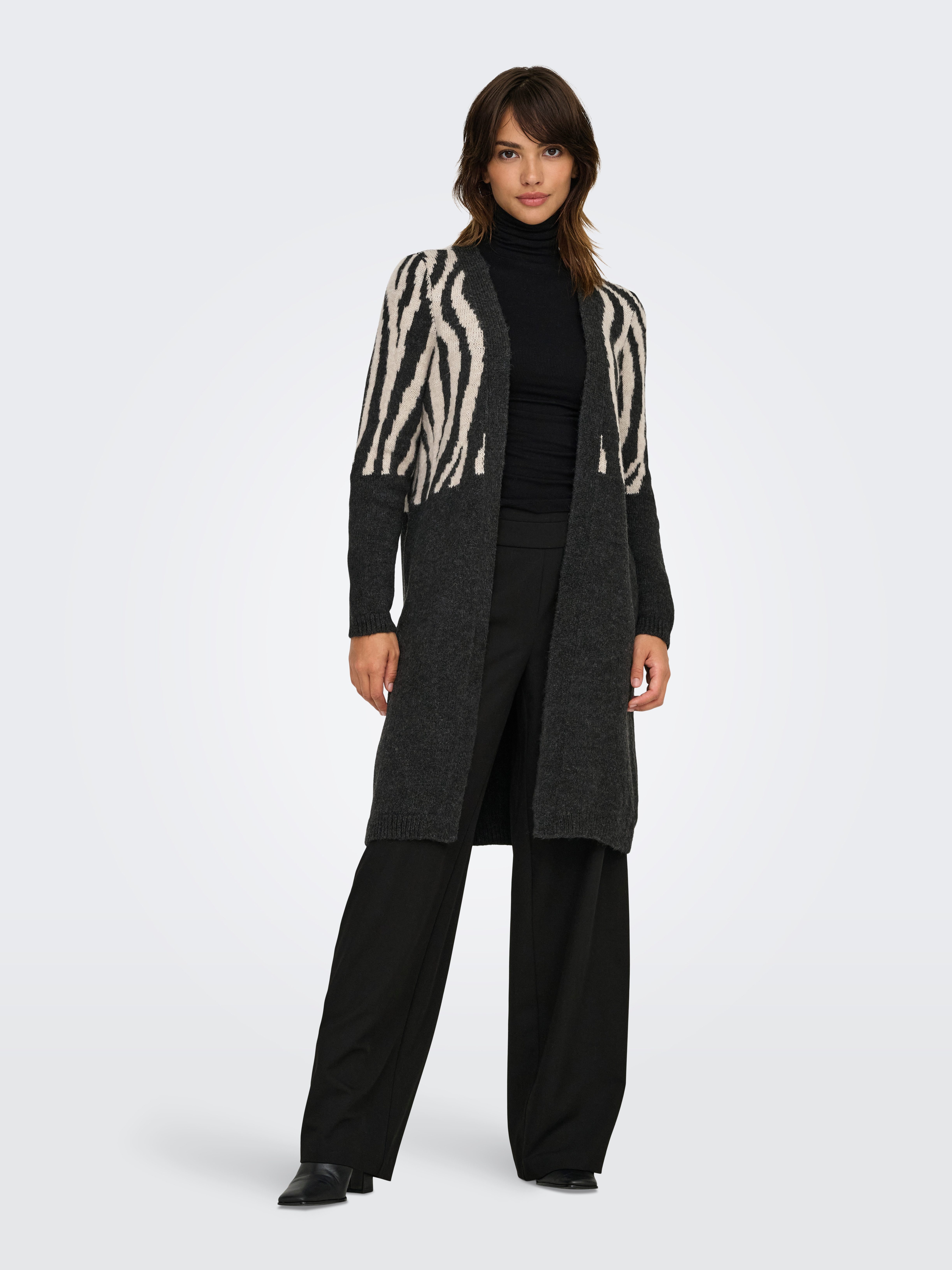 Only Lang vest ONLJADE ZEBRA LS CARDIGAN CC KNT