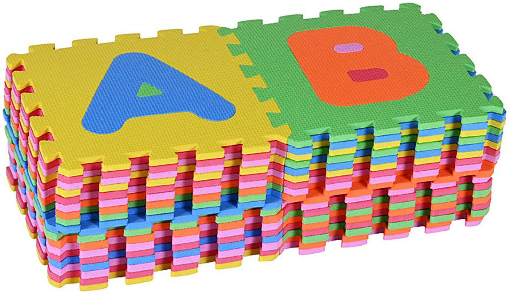 Knorrtoys® Puzzel Cijfers en letters Puzzelmat, vloerpuzzel