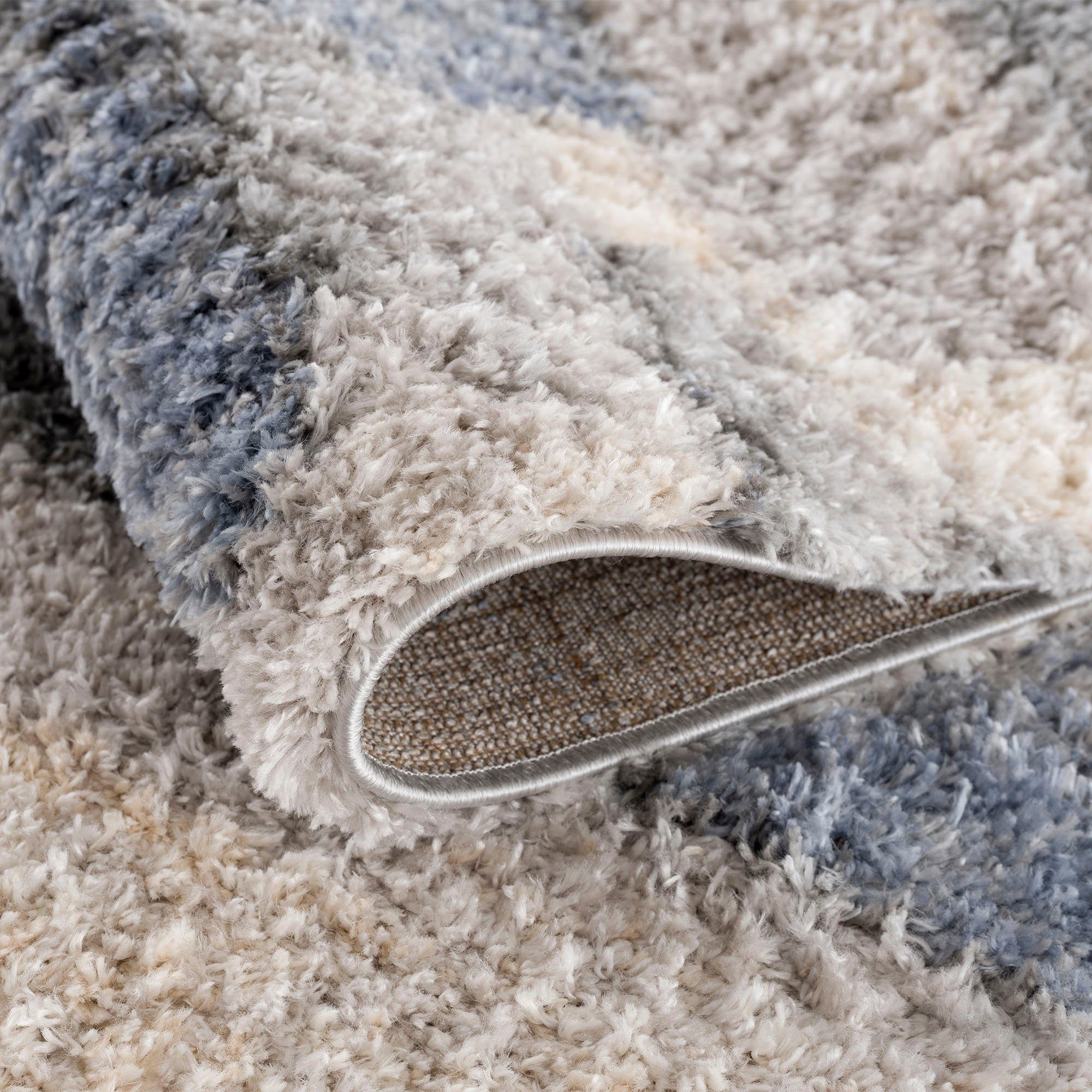 SANAT HALI Hoogpolig vloerkleed Versay 1506 Woonkamer, lange pool, shaggy-vloerkleed