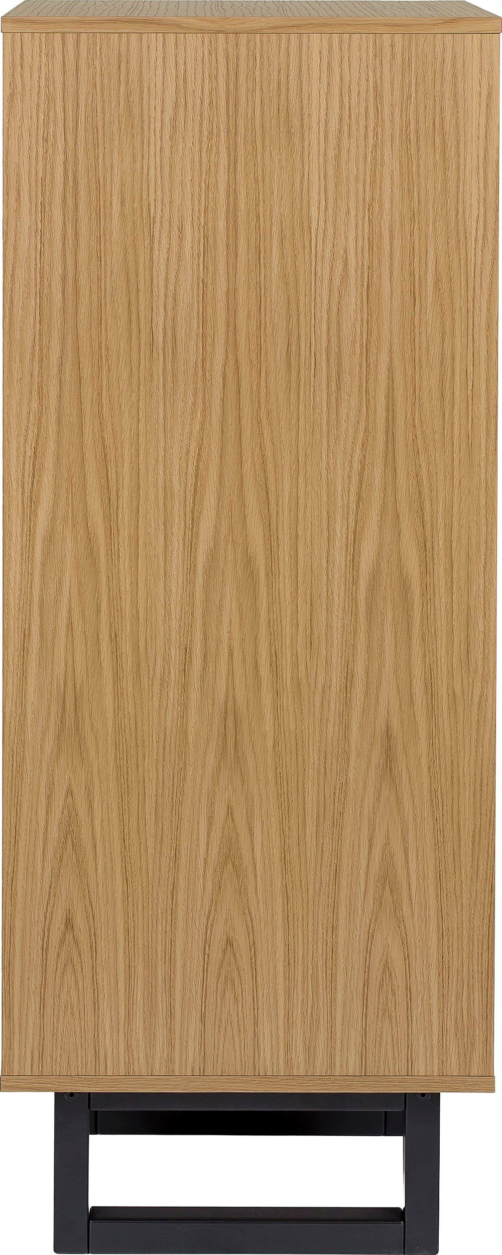 Woodman Hoge kast in scandinavisch design, met bijzondere print
