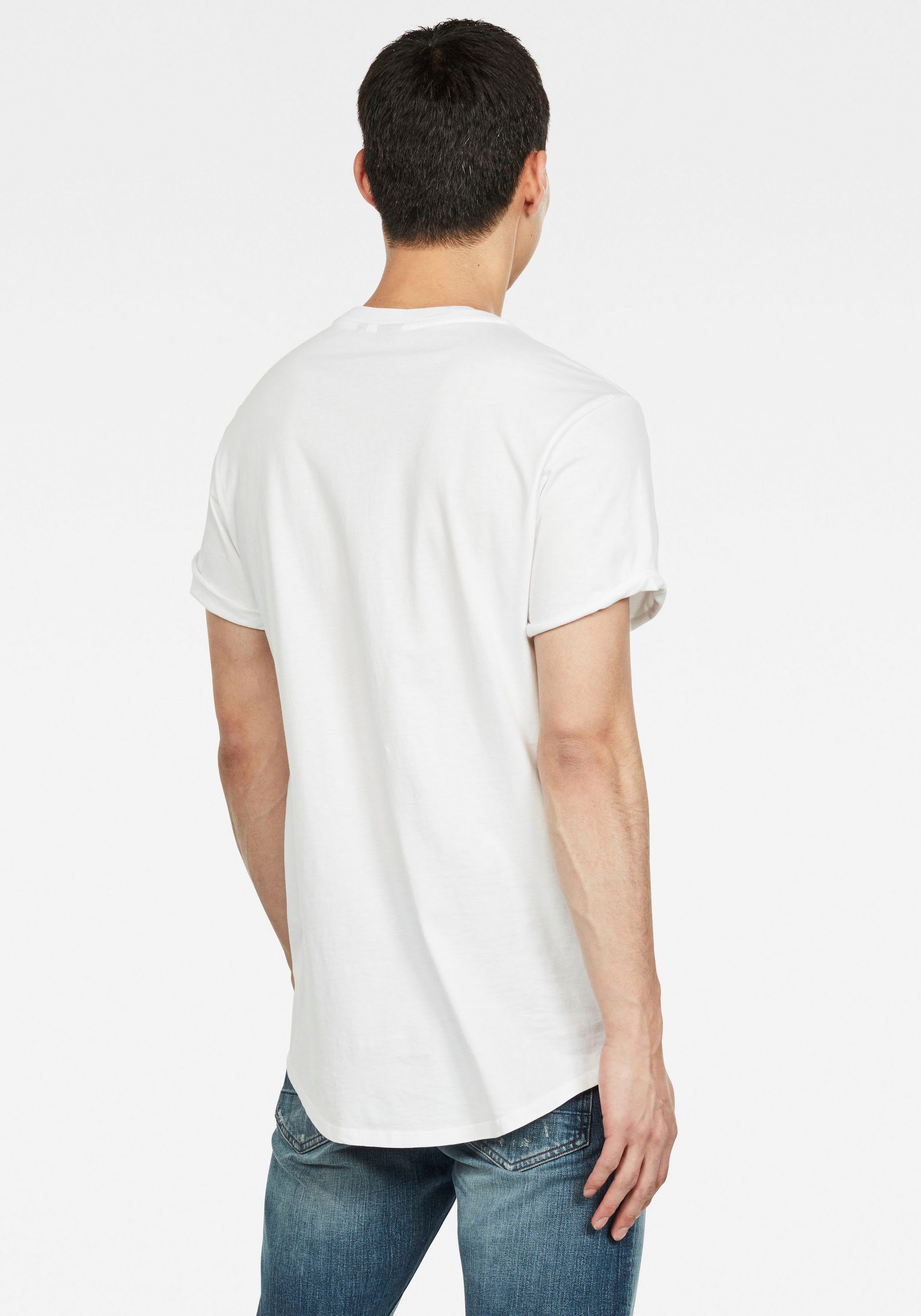 G-Star RAW T-shirt Lash met kleine logo stitching