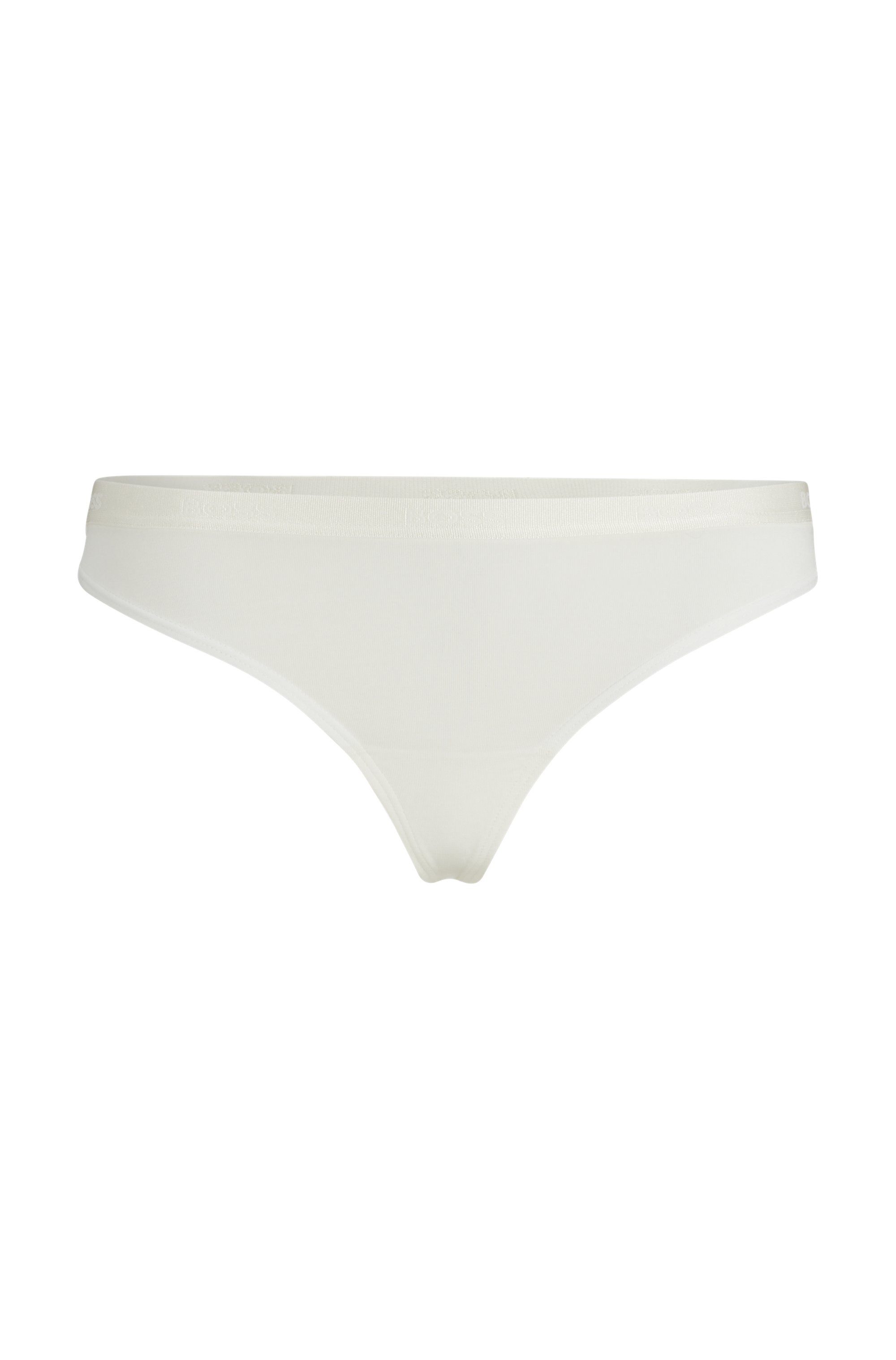 BOSS String THONG CI met boss logotekst op de tailleband