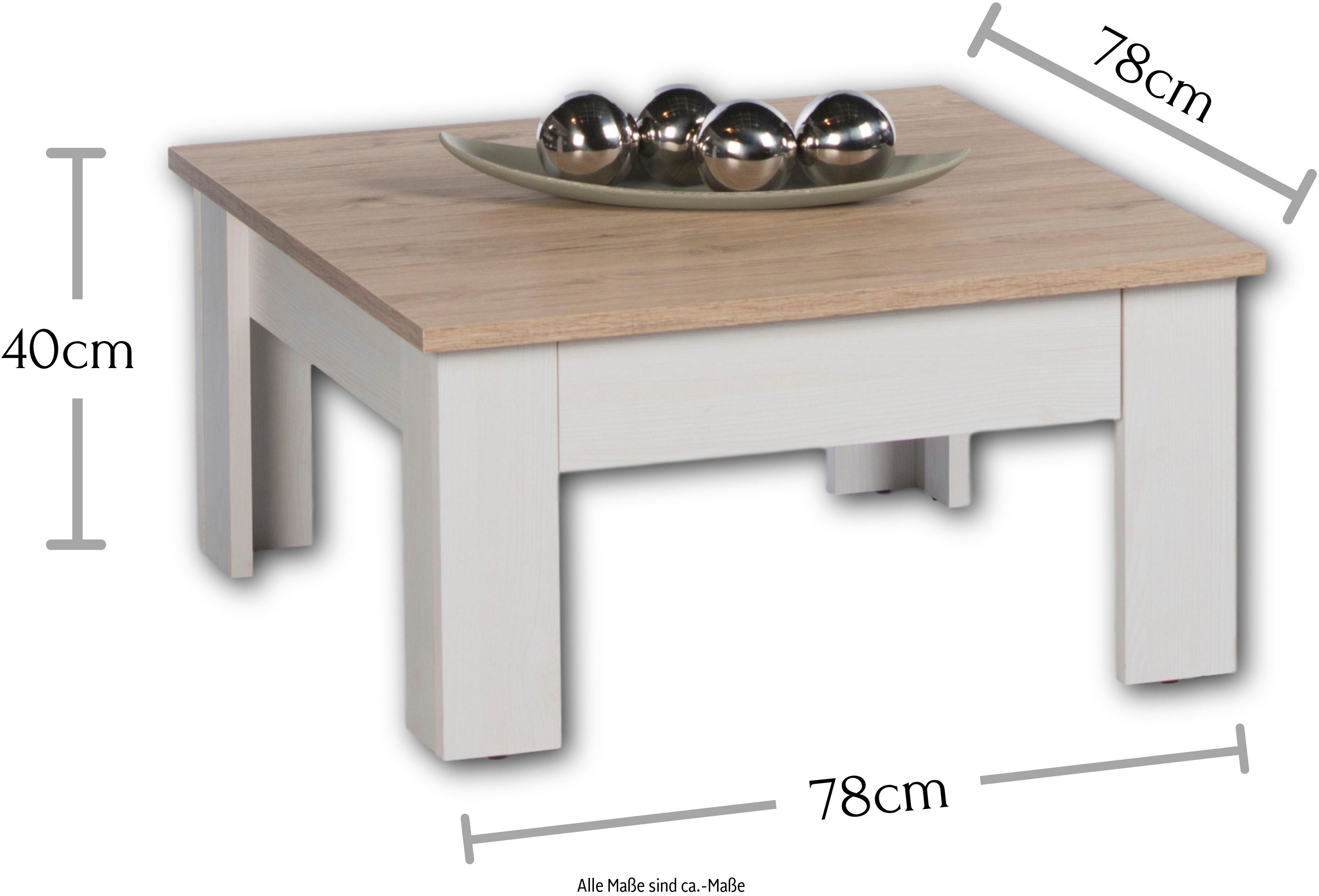 Stolkom Salontafel ROMANCE Landhuisstijl, tafel met accenten