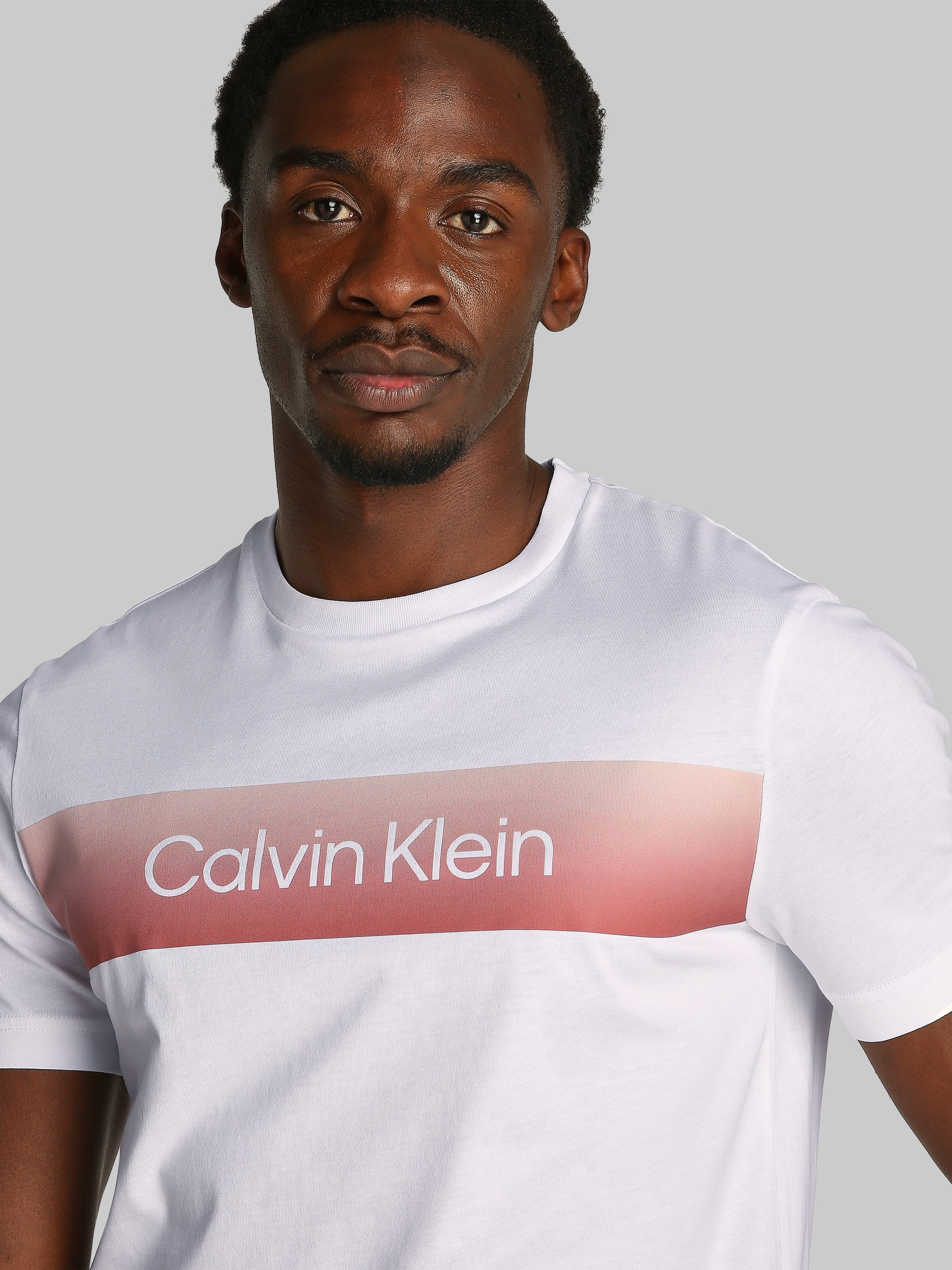 Calvin Klein T-shirt LINEAR OMBRE CHEST LOGO T-SHIRT