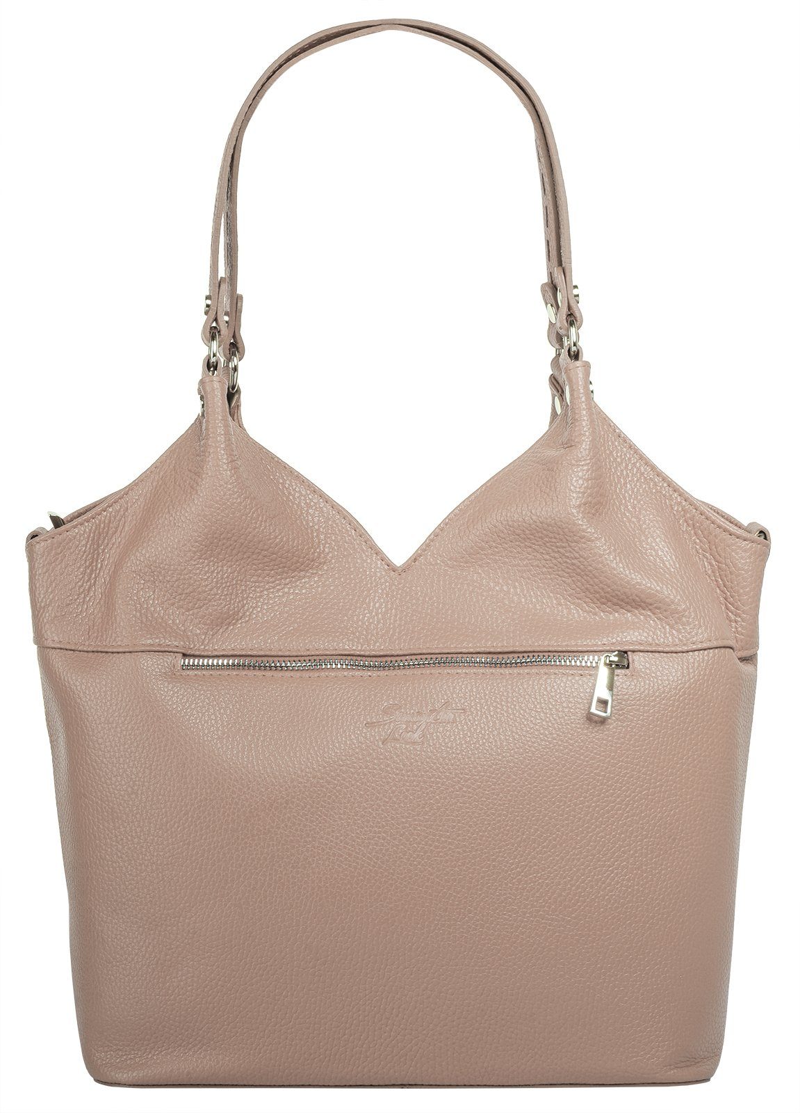 Samantha Look Shopper echt leer, made in italy