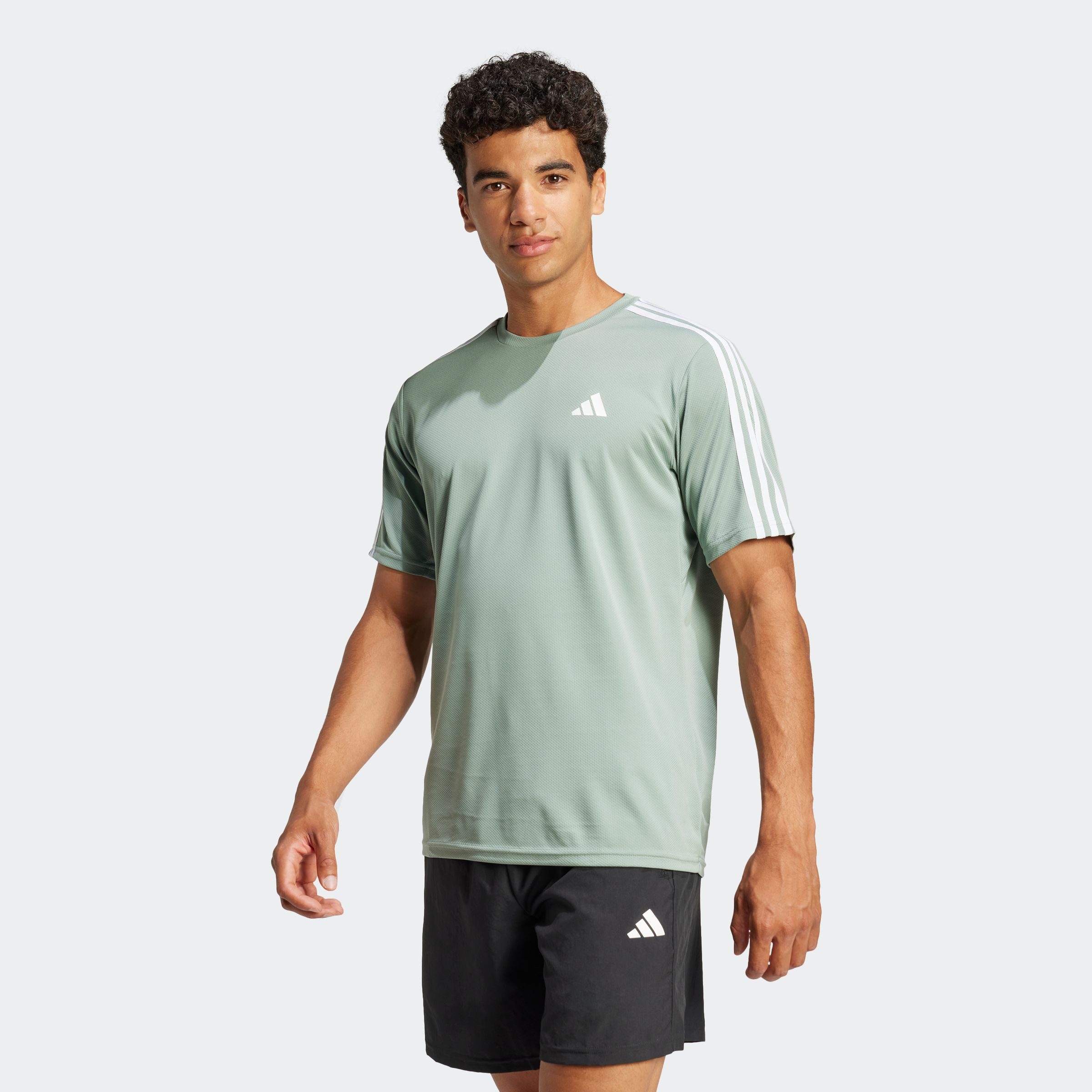 adidas Performance T-shirt TR-ES BASE 3S T heren t-shirts maat S groen