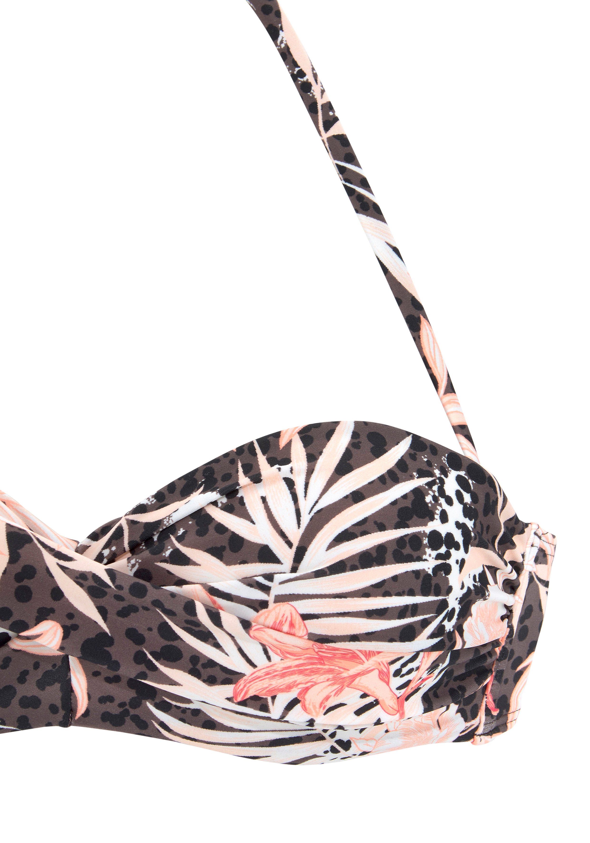 Buffalo Beugelbikini in bandeaumodel in de patroonmix