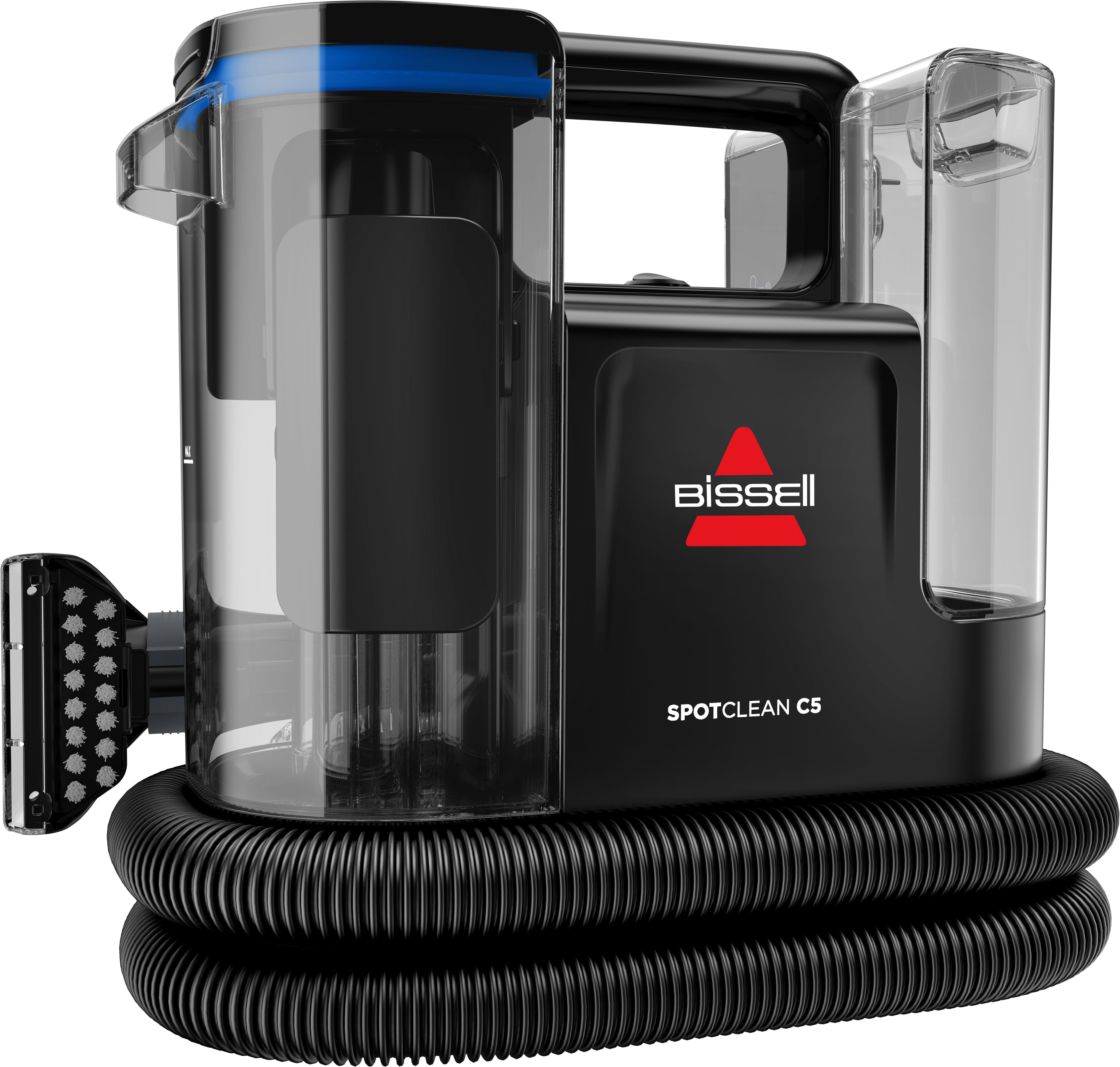 Bissell Waszuiger 3928N, SpotClean C5 Select, krachtig, klein, dual-tank >15kpa, zelfreinigend, reinigt vlekken op tapijt, bekleding, autostoel