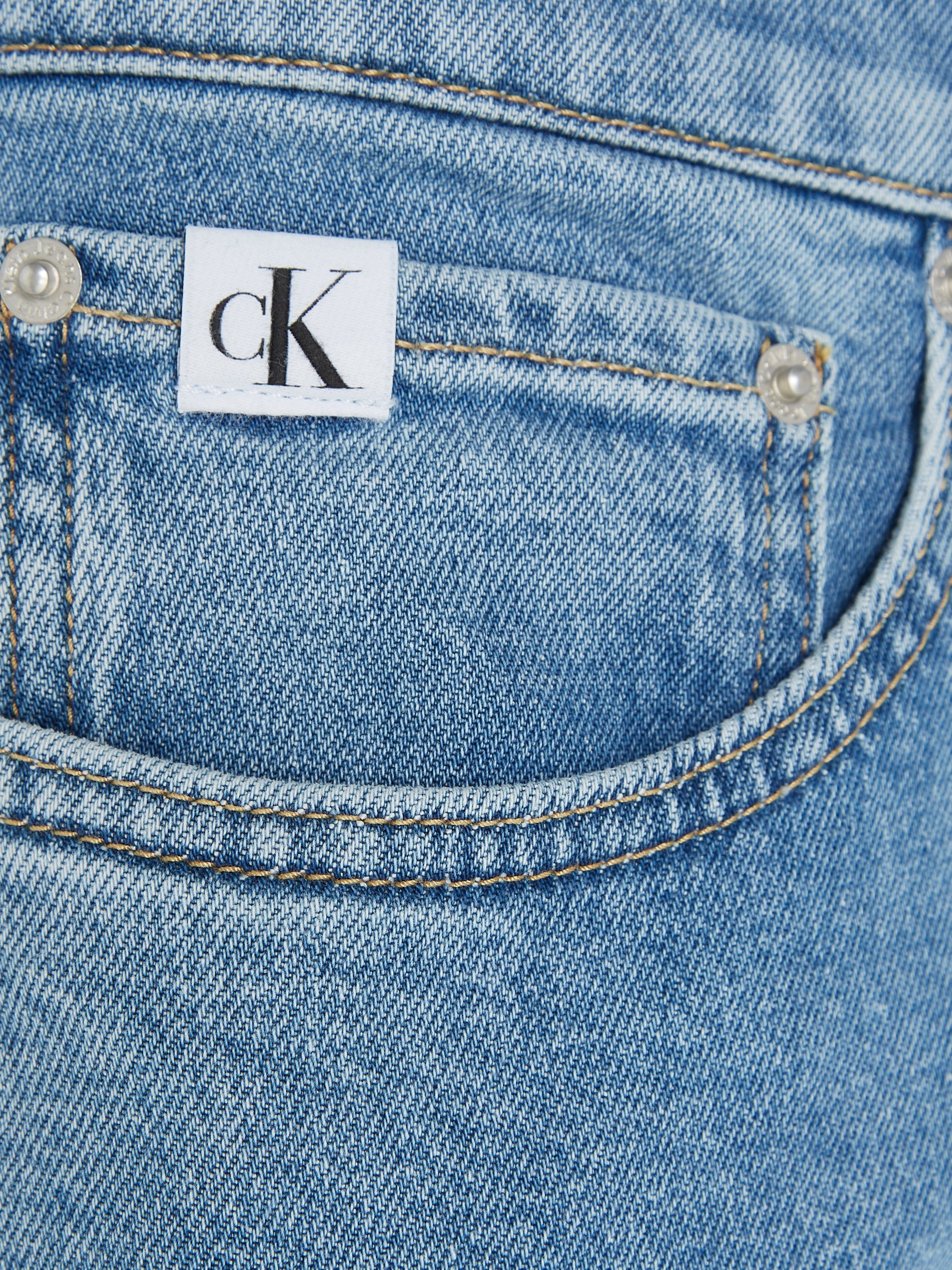 Calvin Klein Slim fit jeans SLIM TAPER met merklabel