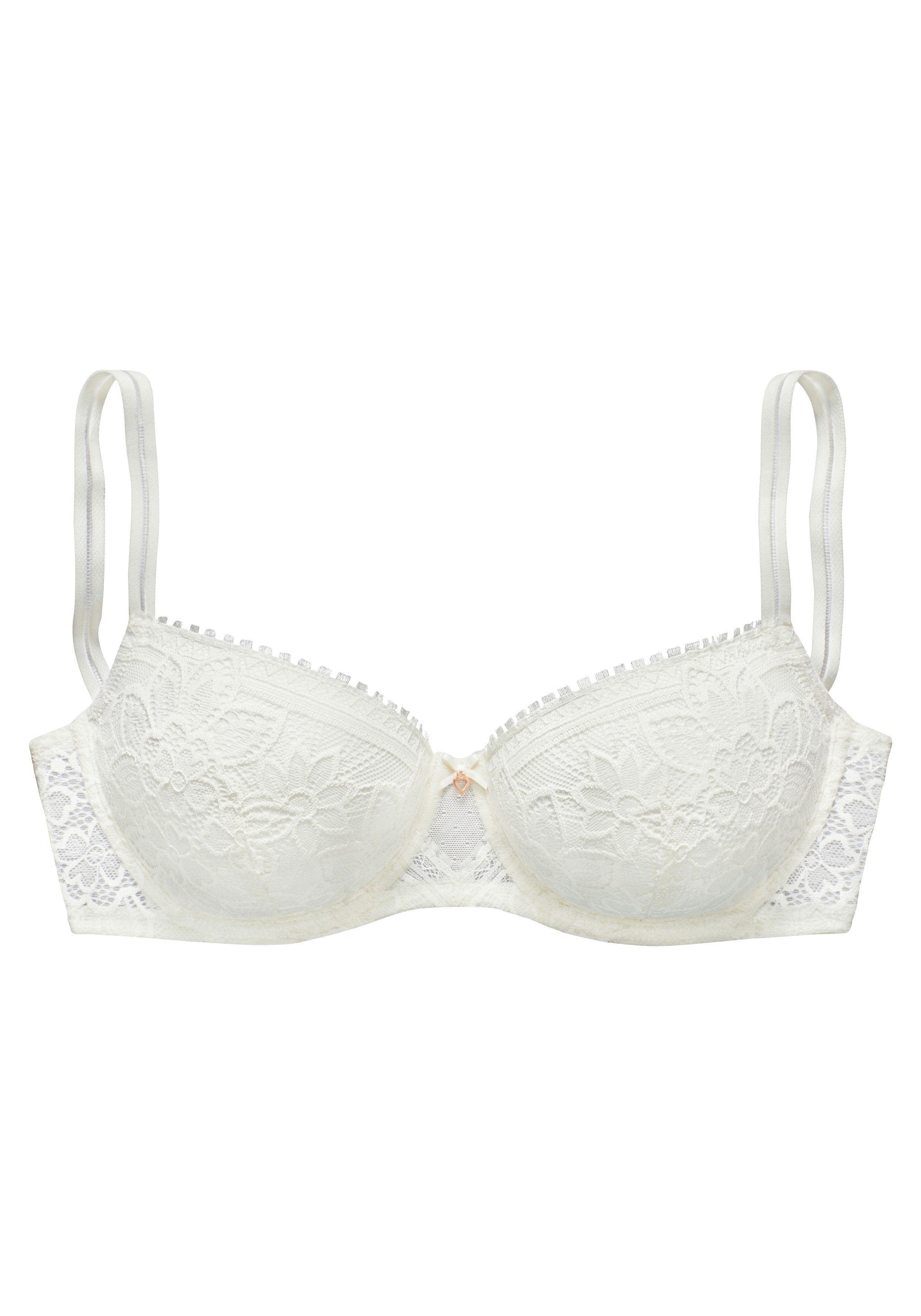 Lascana Bh met steuncups met beugel van bloemige jacquardkant, sexy lingerie