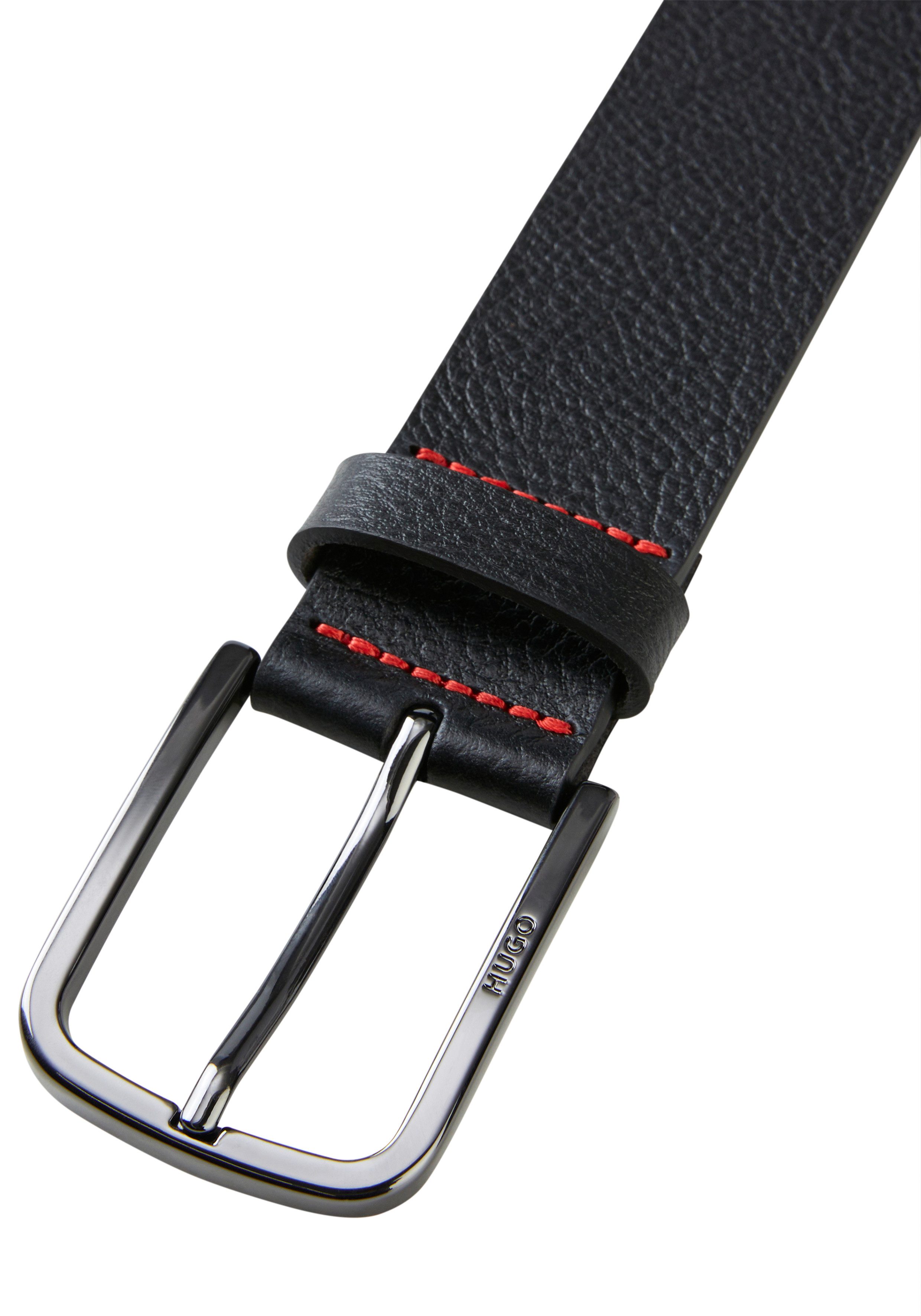HUGO Leren riem Gurth-Gr_Sz35