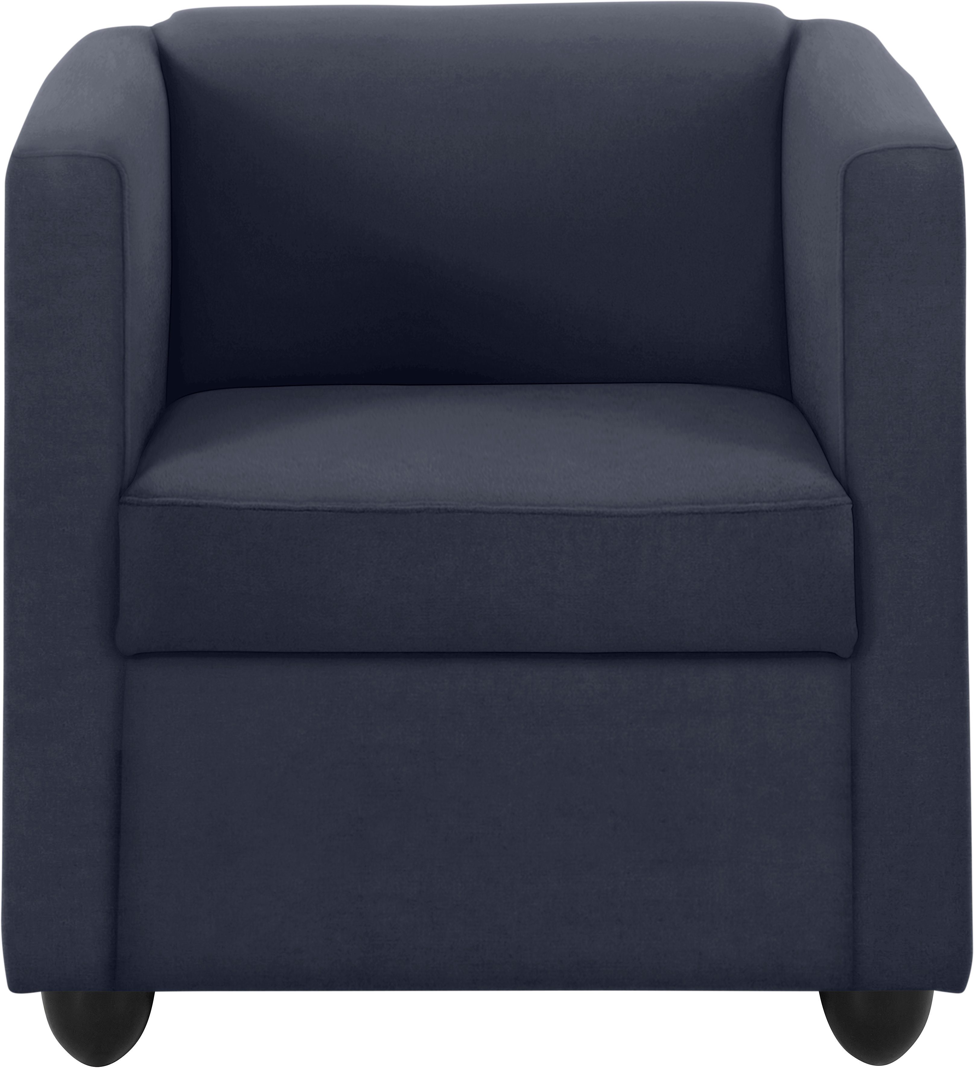 LOOKS BY WOLFGANG JOOP Fauteuil LooksI in veel frisse kleuren fauteuils maat Luxe-microvezel blauw