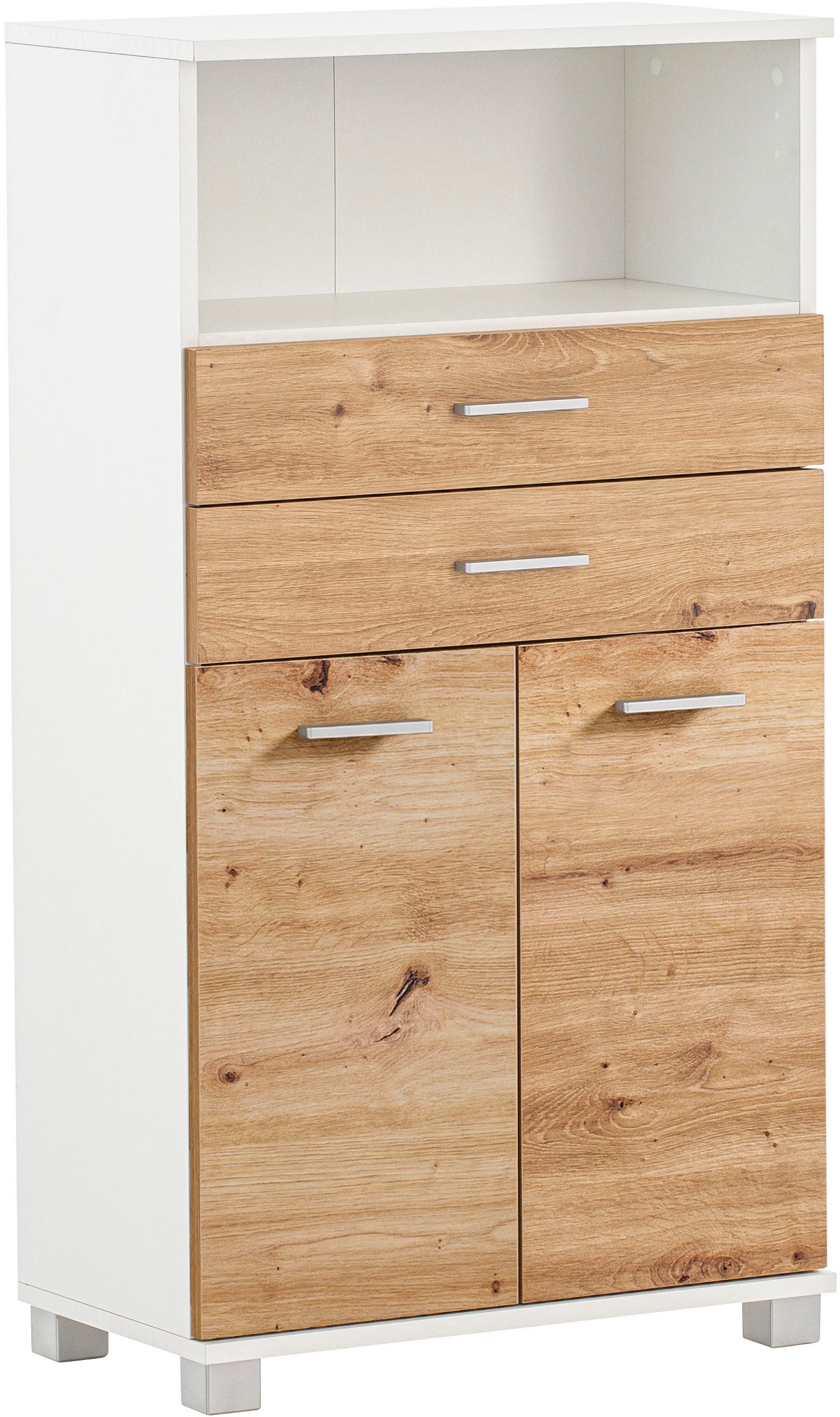 welltime Halfhoge kast Palermo, breedte 60 cm made in Germany halfhoge kasten wit