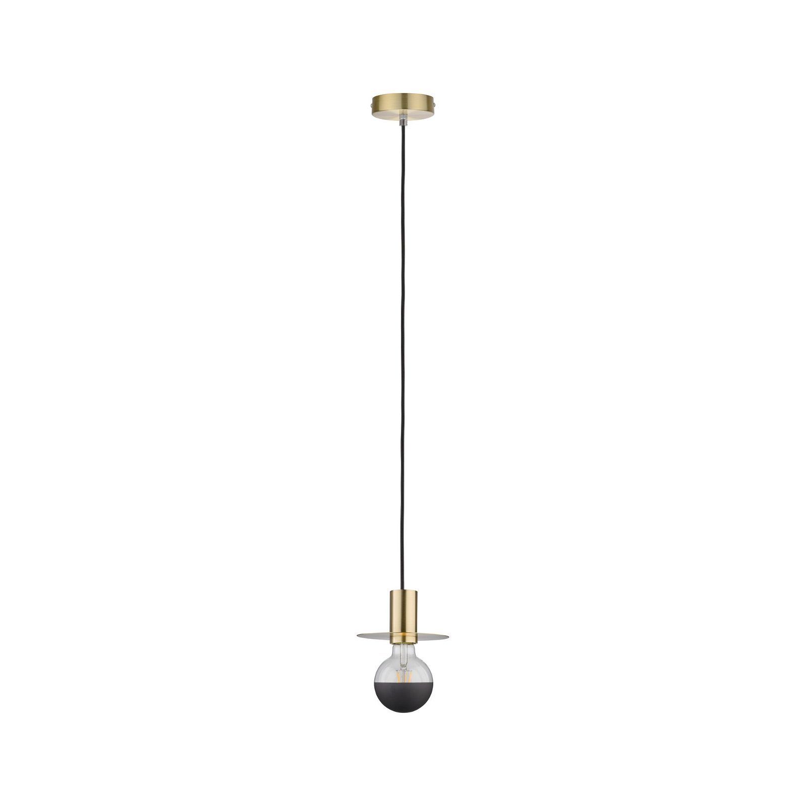 Paulmann Hanglamp Neordic Stian max. 1x60W Geborsteld messing 230V Metaal (1 stuk)