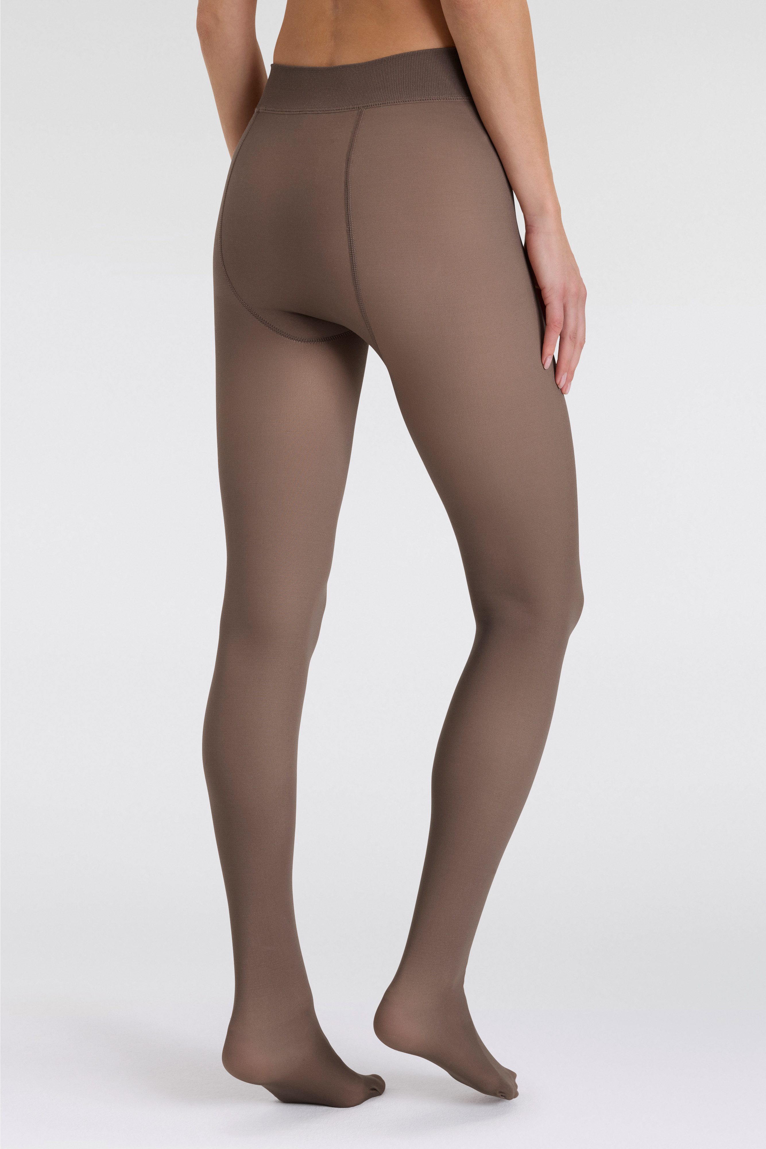 Sarlini Thermopanty DAMES FLEECE VOERING LEGGINGS in transparante look