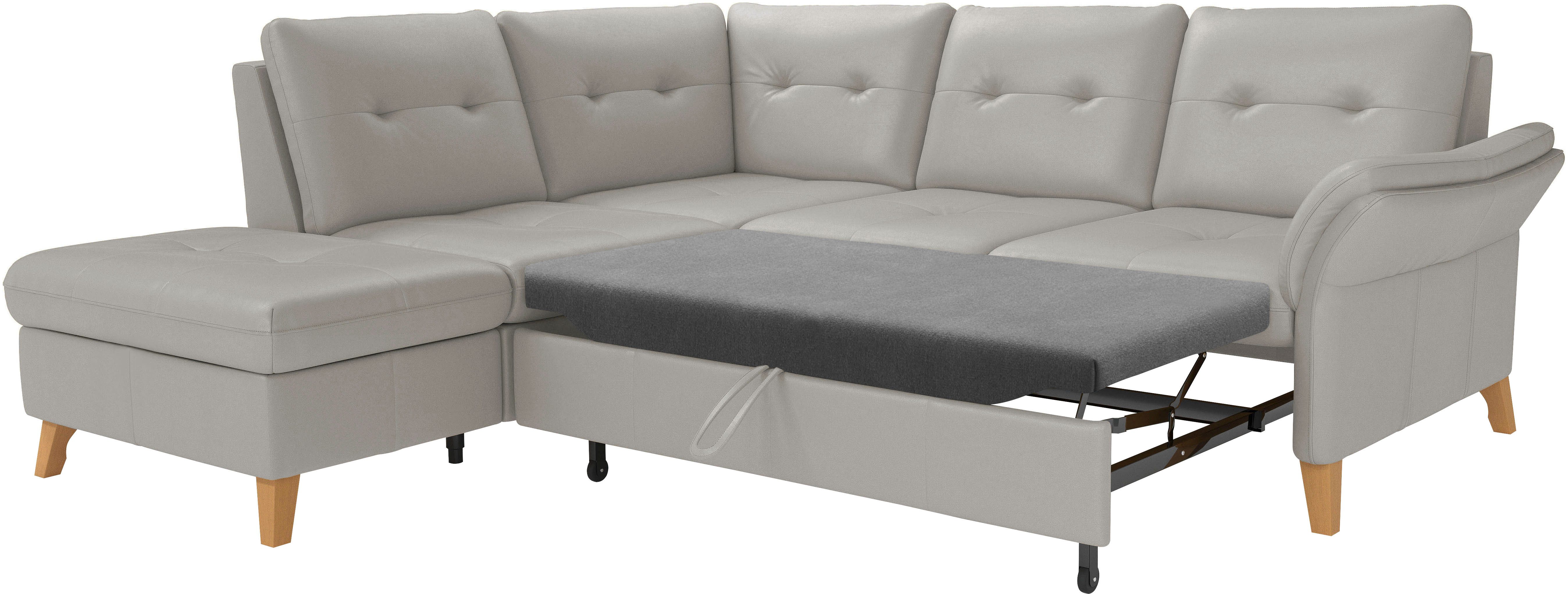 sit&more Hoekbank Göteborg inclusief zitdiepteverstelling, optioneel met bedfunctie & bedlade