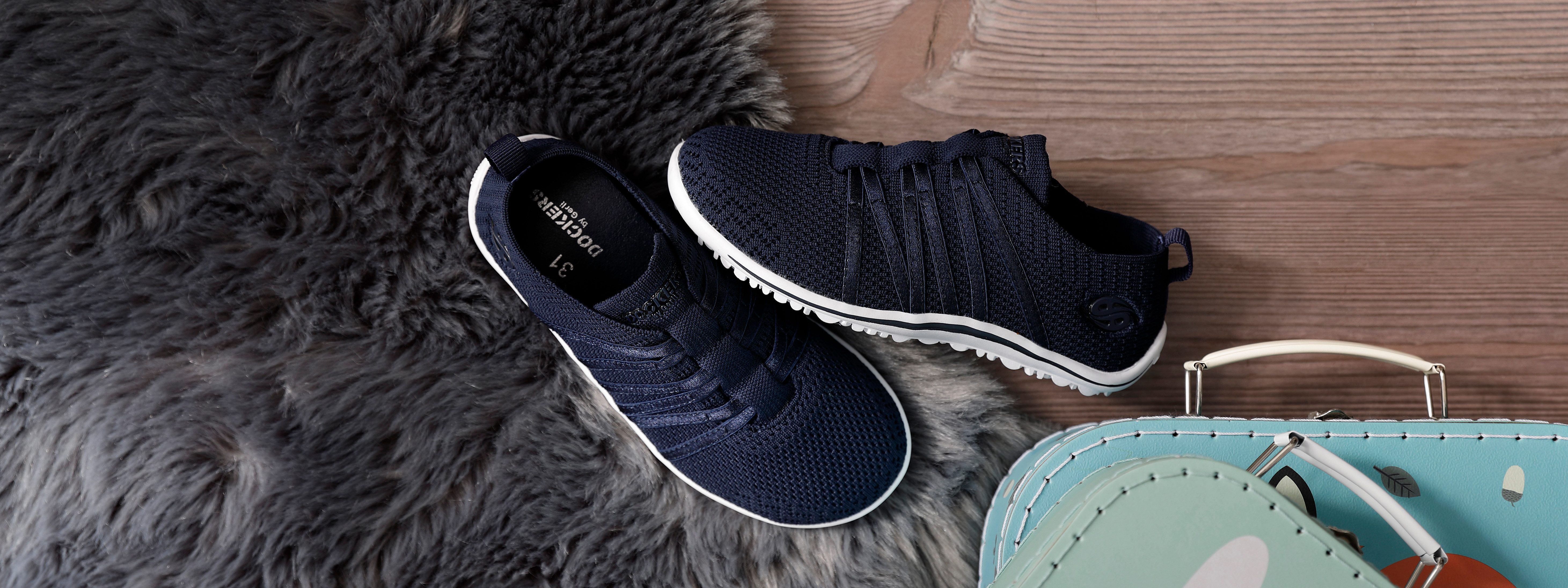 Dockers by Gerli Slip-on sneakers , blotevoetzool, veterschoen, instapschoen met elastiek