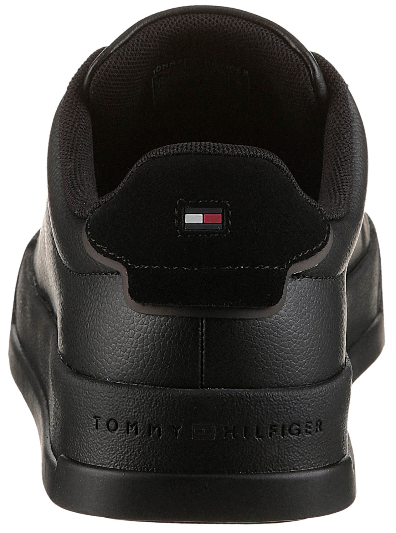 Tommy Hilfiger Sneakers TH COURT LTH DETAIL ESS , vrijetijdsschoen, lage schoen, veterschoen met zijlijk logo-opdruk