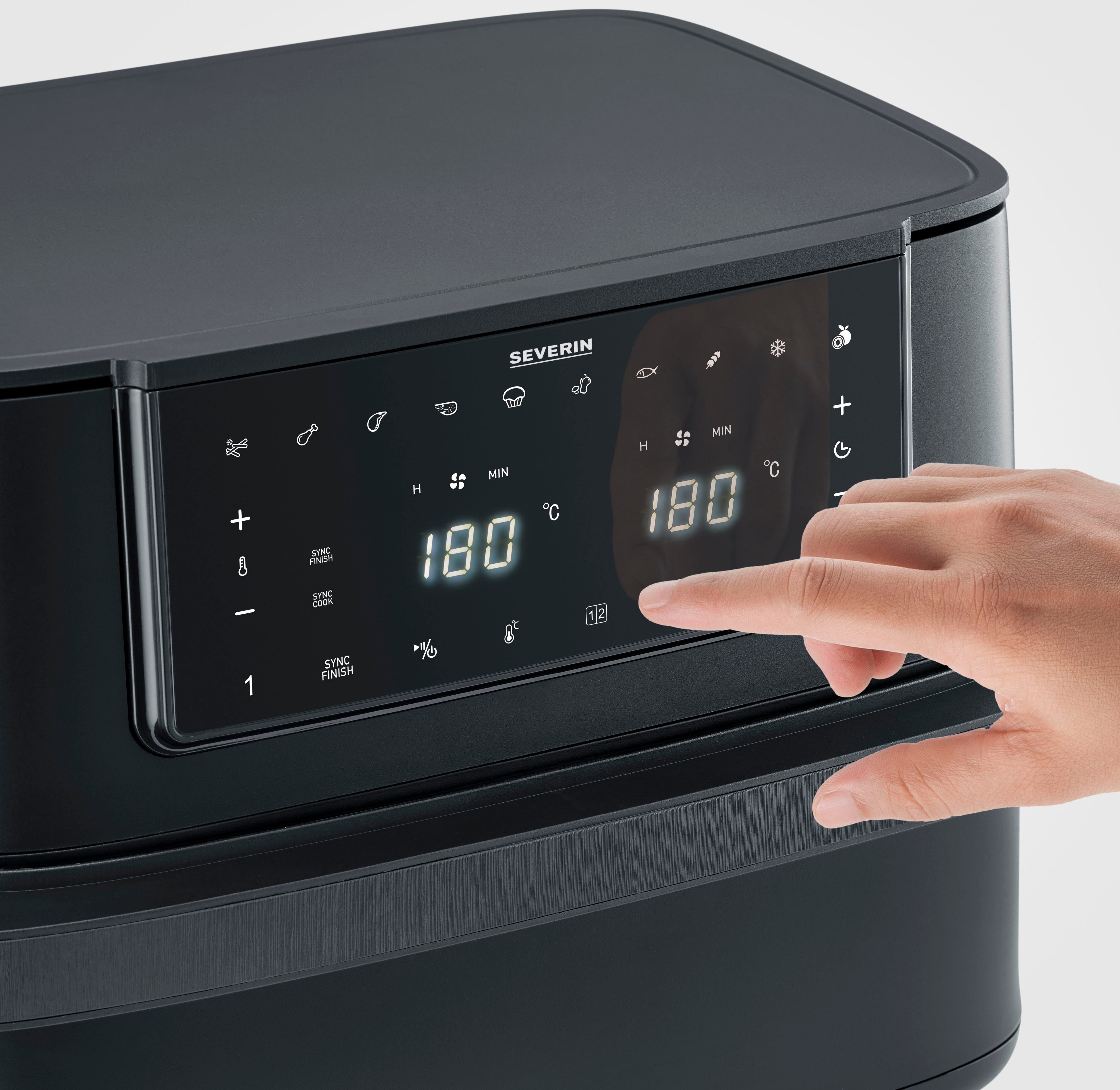 Severin Airfryer FR 2490 9 l "Flex Max Dual"
