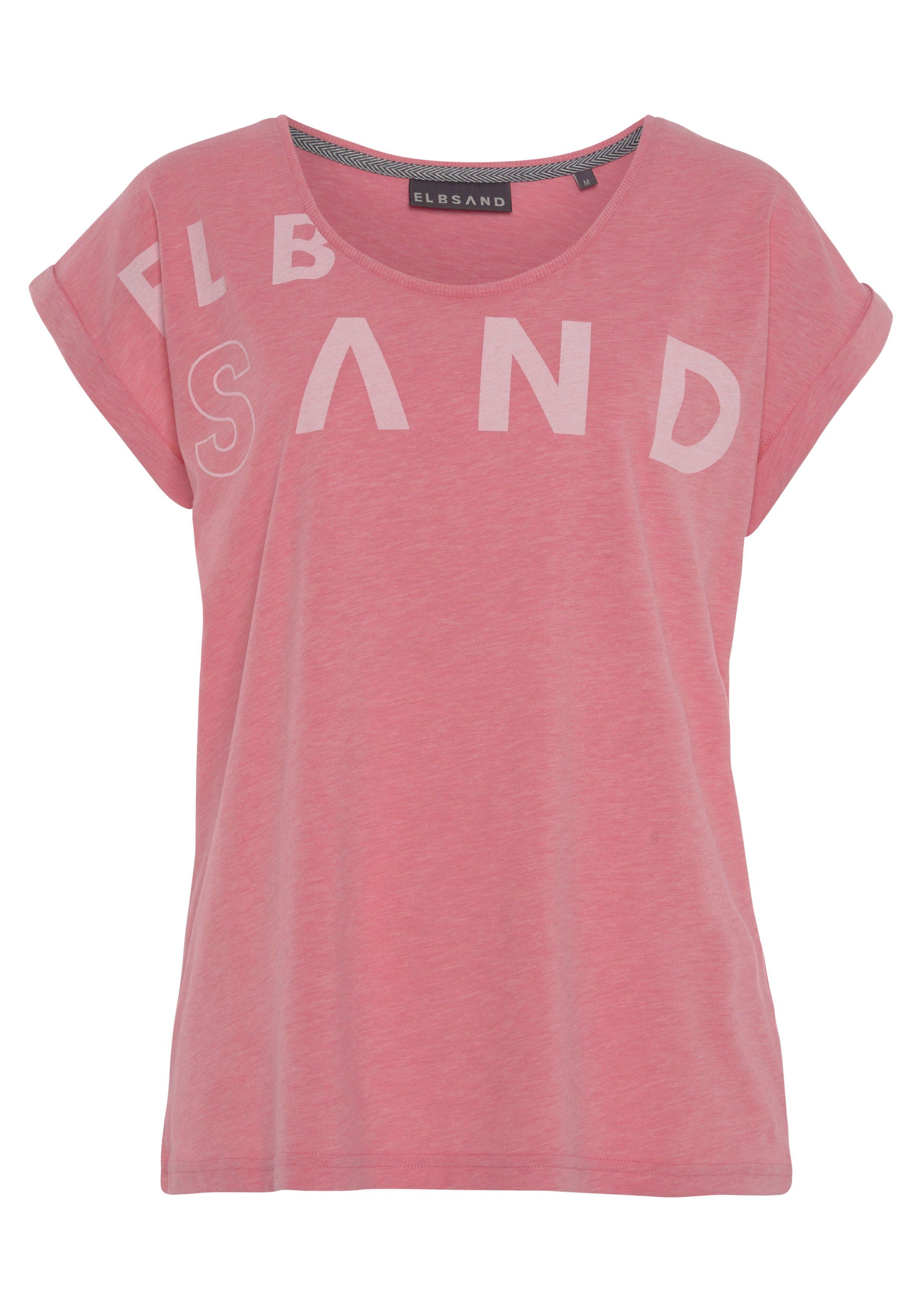 Elbsand T-shirt gemaakt van zachte jersey, shirt met korte mouwen, sportief en comfortabel