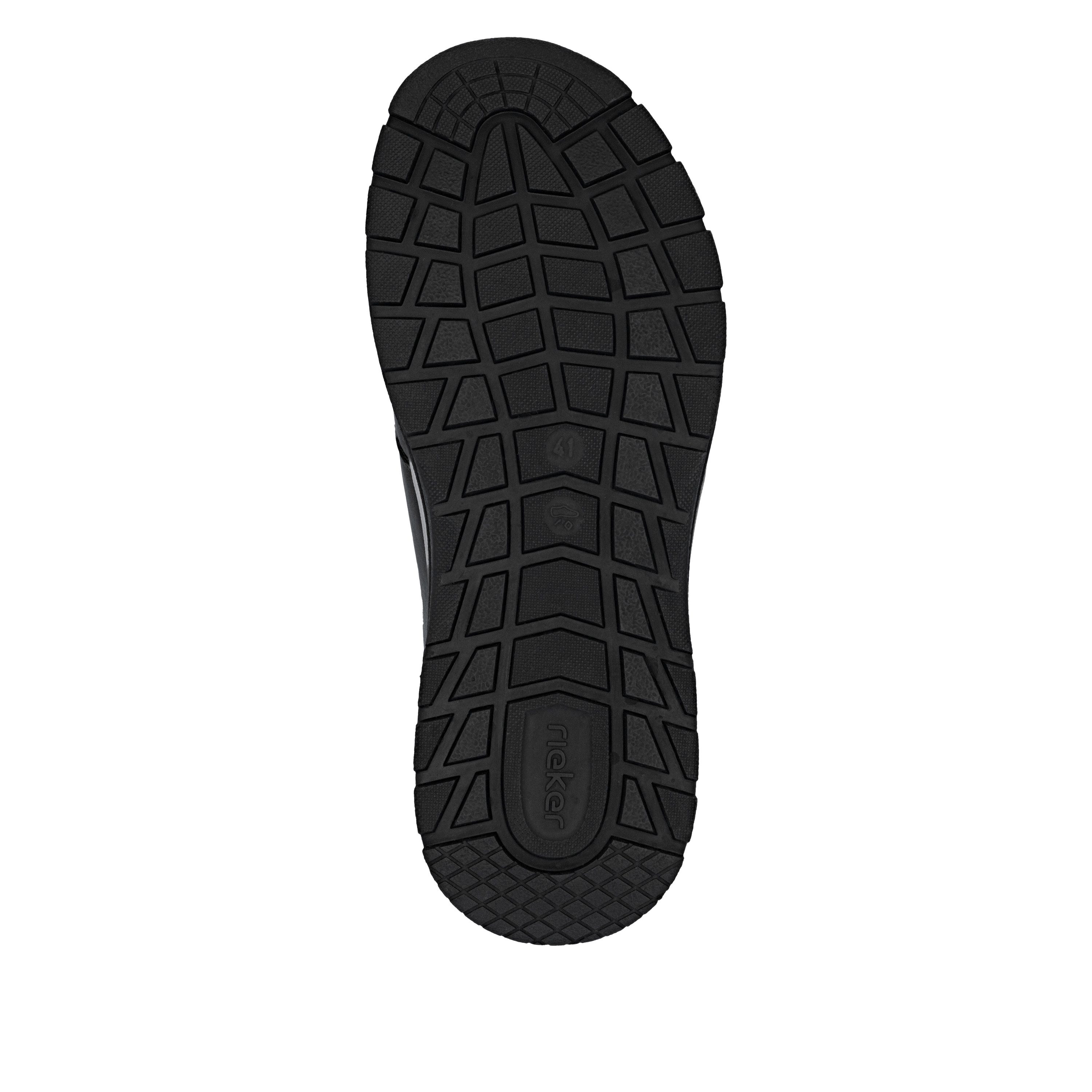 Rieker Sneakers Veterschoen, lage schoen, vrijetijdsschoen met gepolsterde schachtversteviging