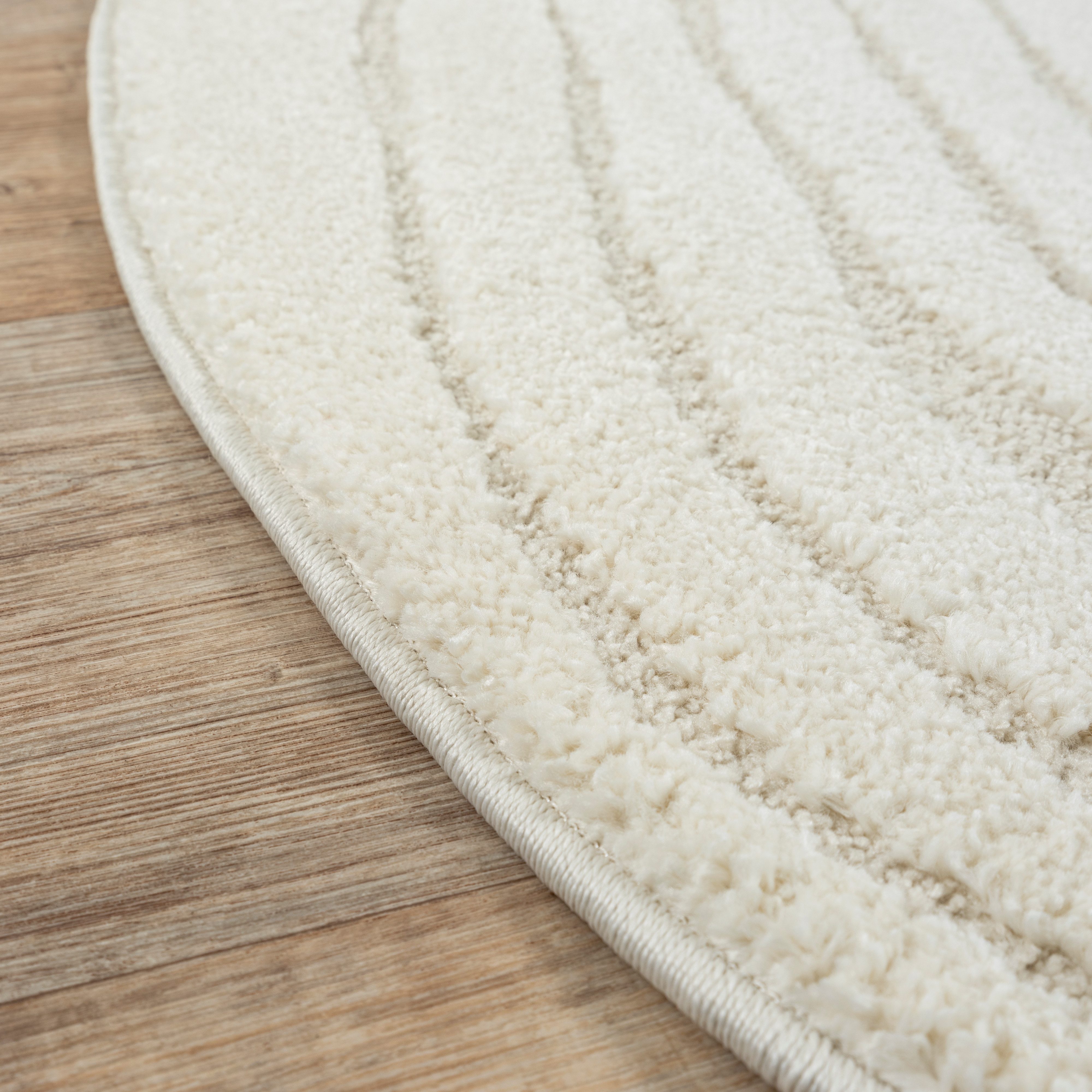 merinos Vloerkleed Elio moderne kortpolige tapijt met hoog-laag effect, 3d effect