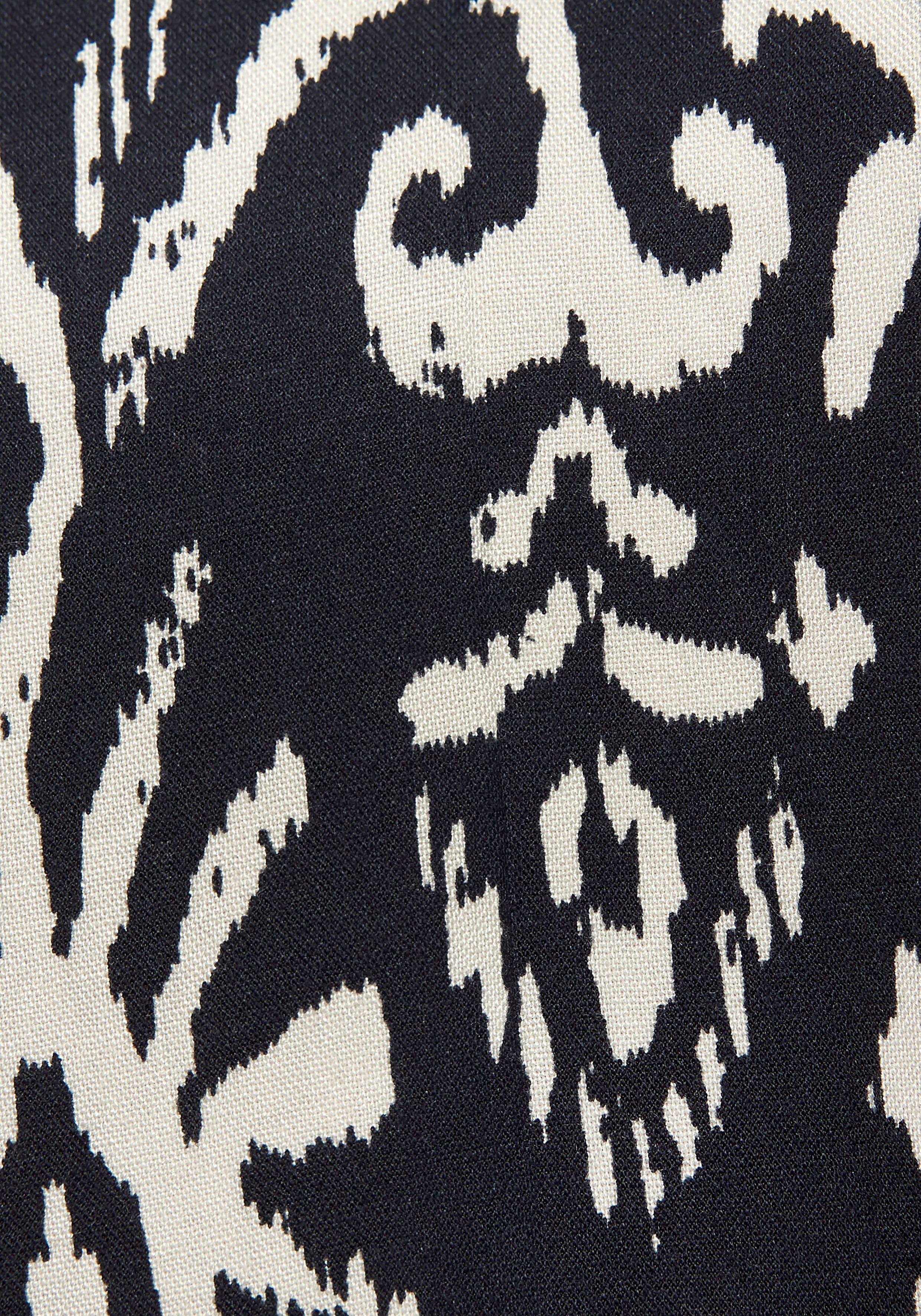 Vivance Blouse met lange mouwen met ballonmouwen, luchtige tuniek met alloverprint, boho-stijl