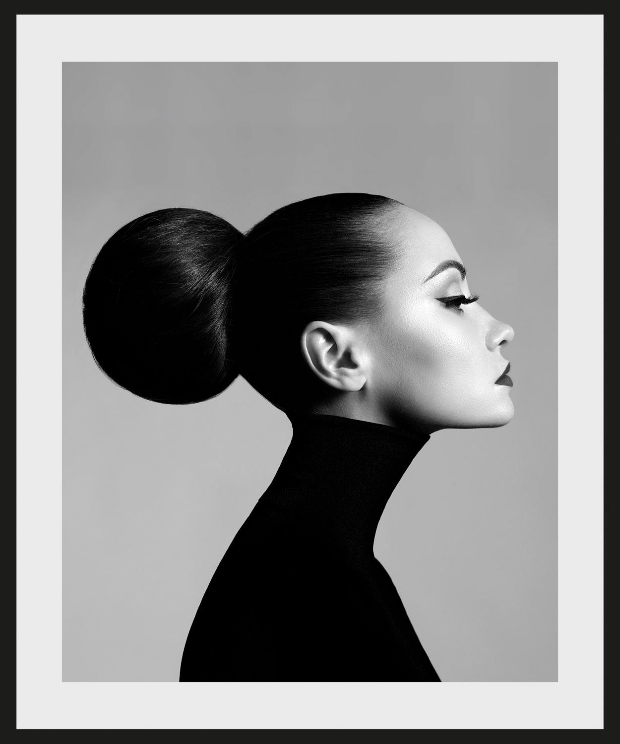 queence Wanddecoratie Tatjana HD premium posterdruk incl. houten lijst (1 stuk)