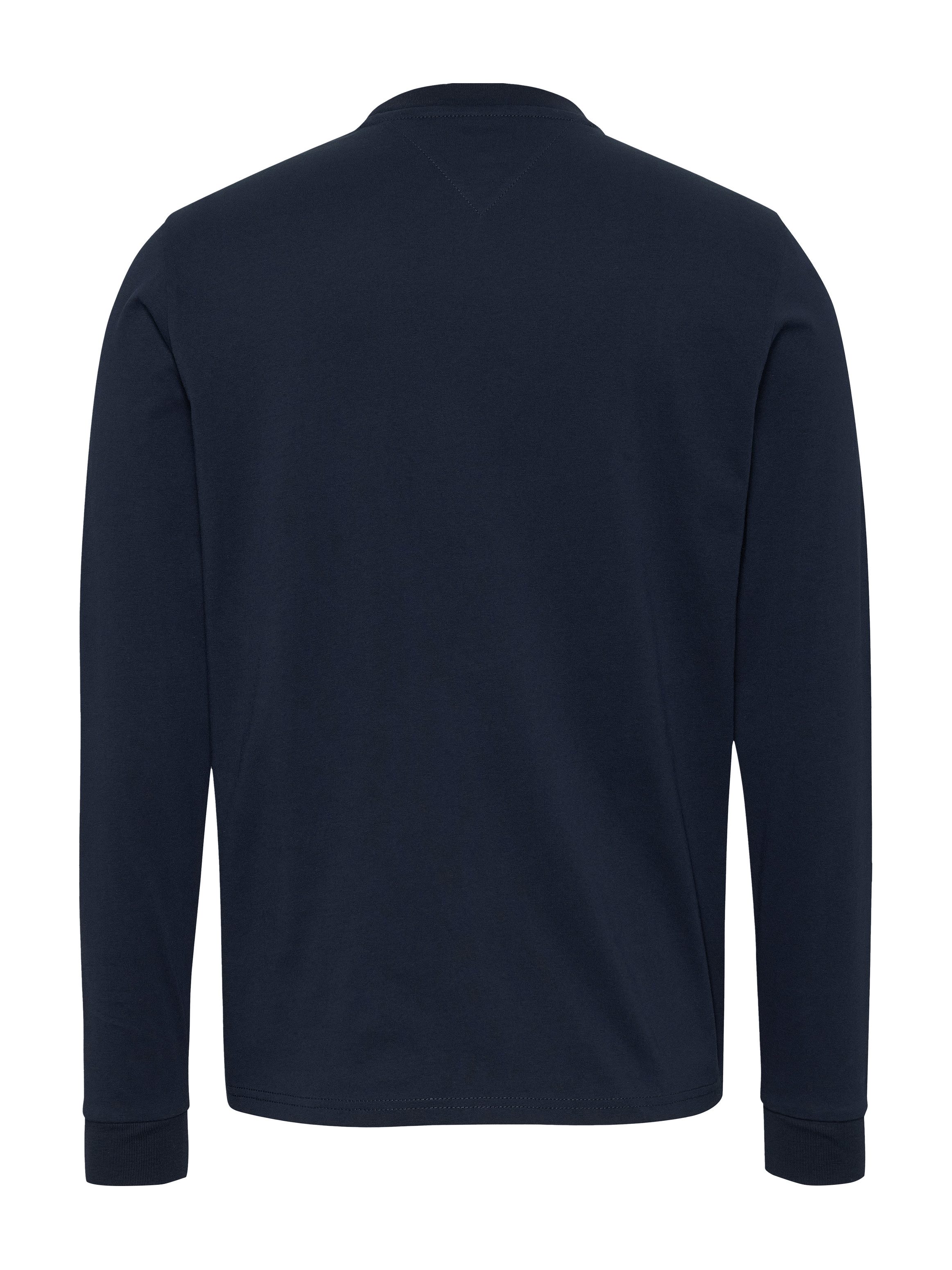 TOMMY JEANS Shirt met lange mouwen TJM SLIM LINEAR CHEST LS TEE EXT