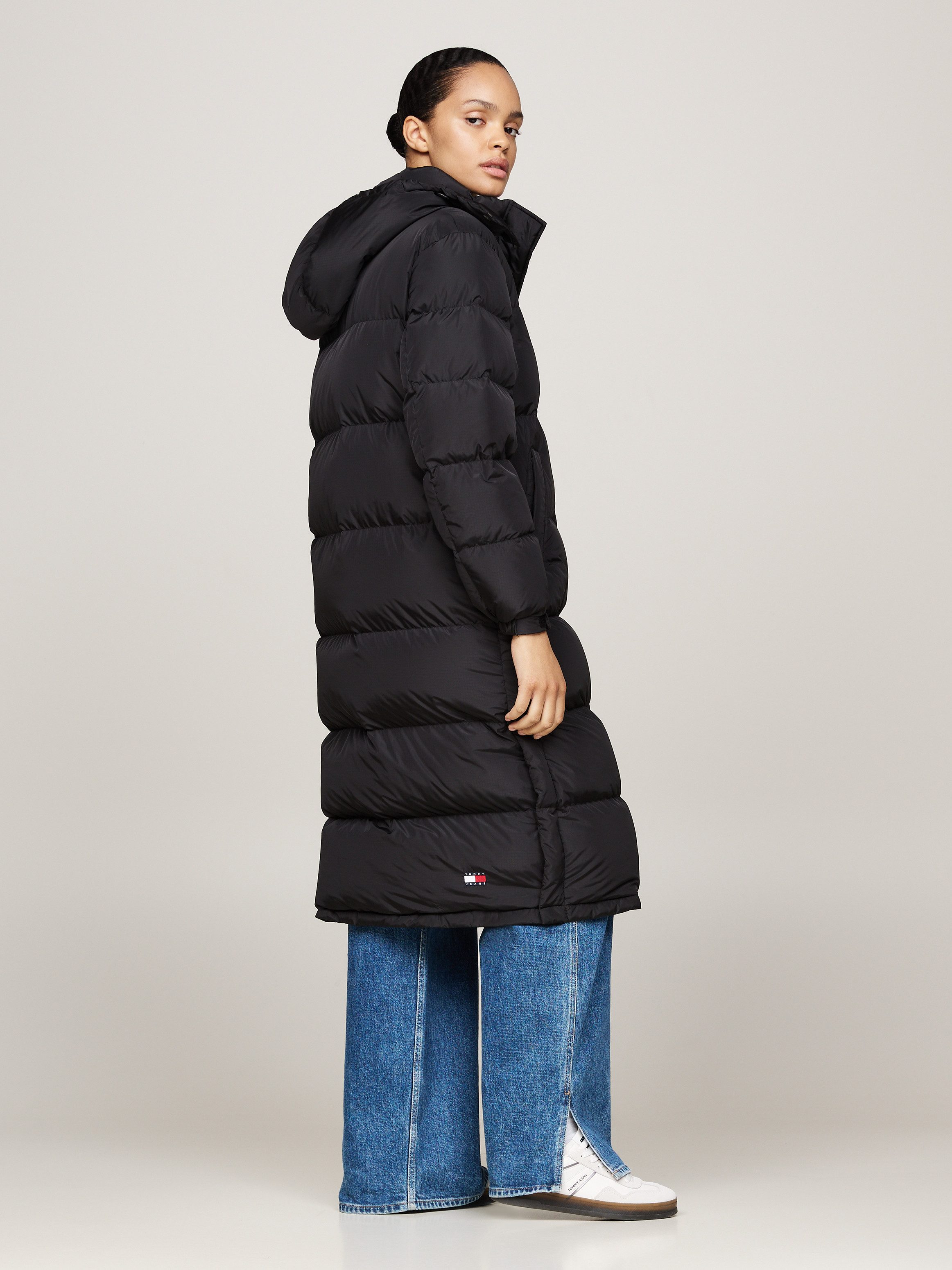Tommy Jeans Curve Gewatteerde jas TJW ALASKA LONG PUFFER EXT