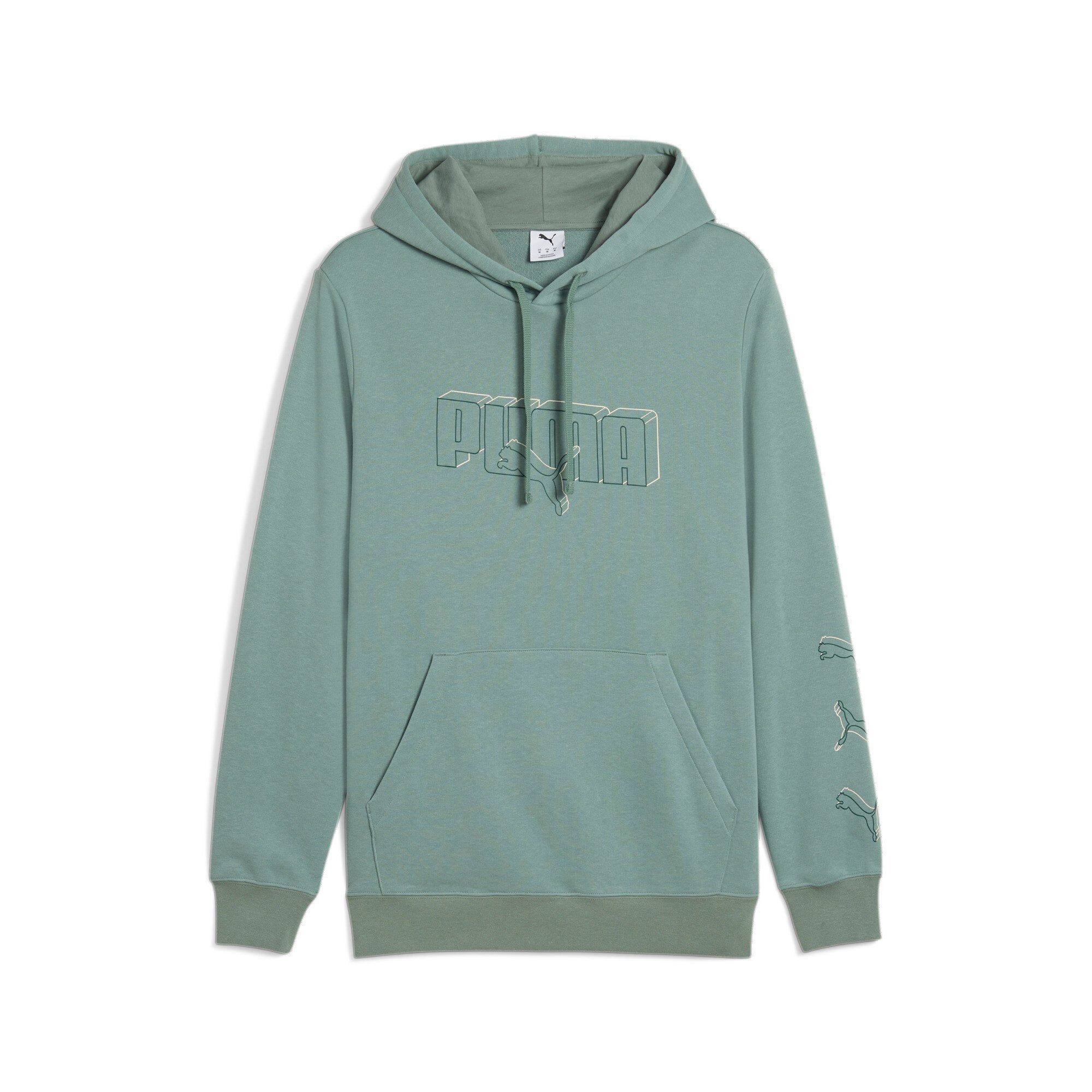PUMA Hoodie ESS LOGO LAB EXECUTION HOODIE TR heren hoodies maat L groen