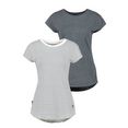 alife and kickin shirt met ronde hals mimmyak 2p modieus basic shirt in een set van 2 (set van 2) wit